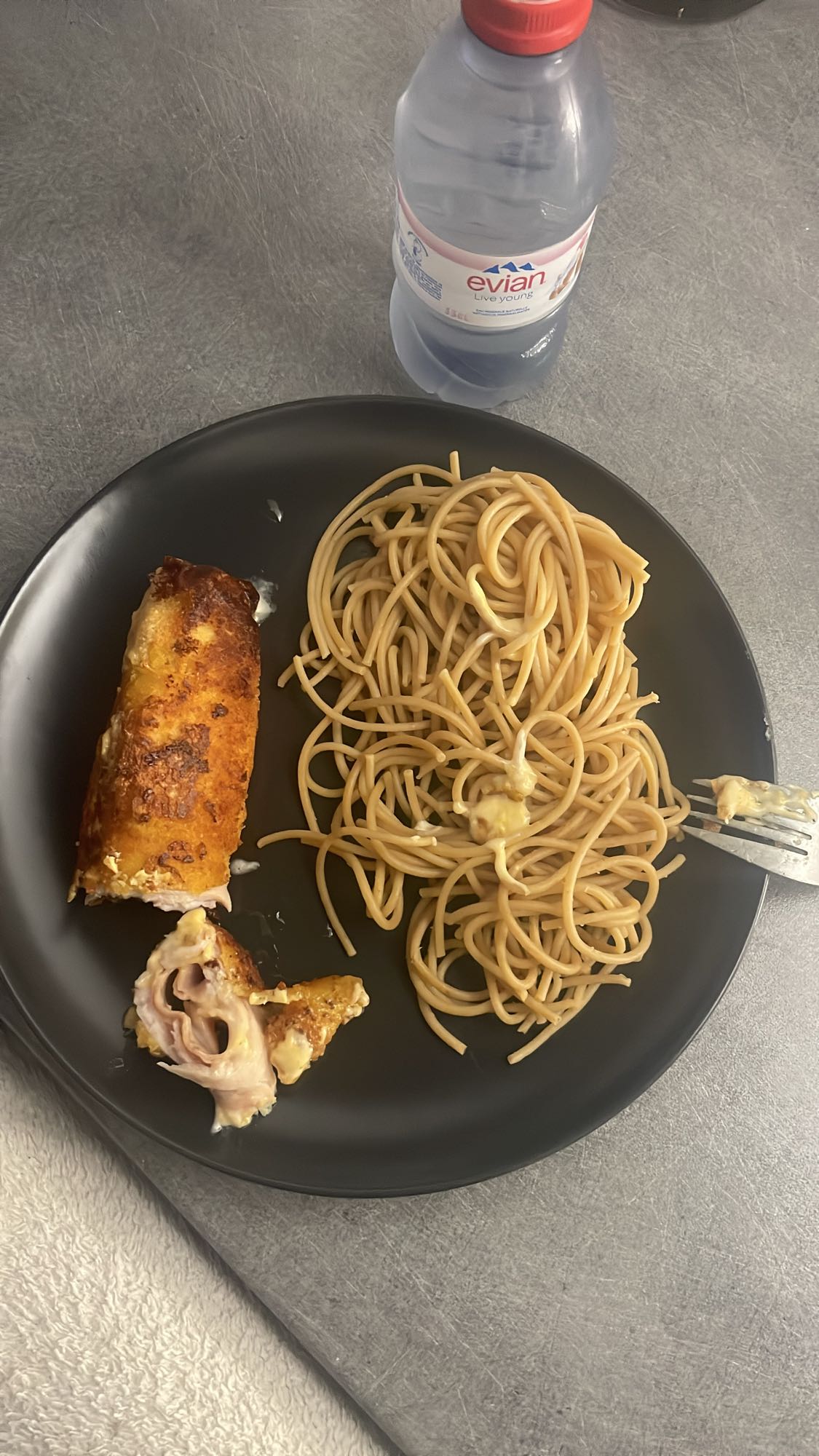 Cordon bleu et pâtes