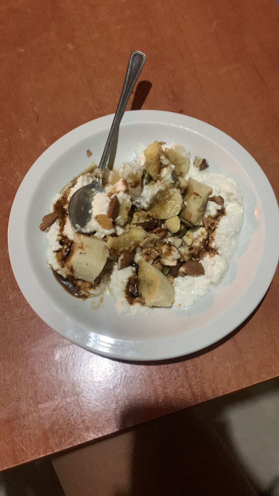 Cottage Cheese Banana Mix