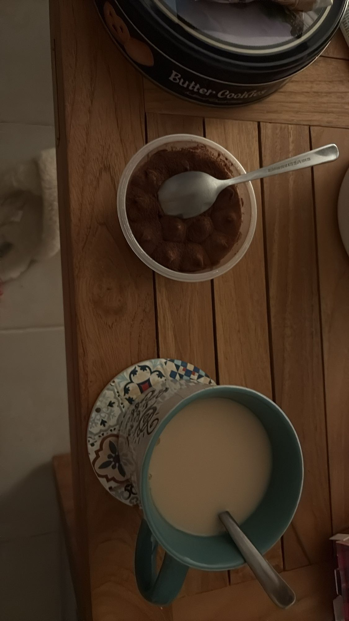 Chocolate mousse & milk tea