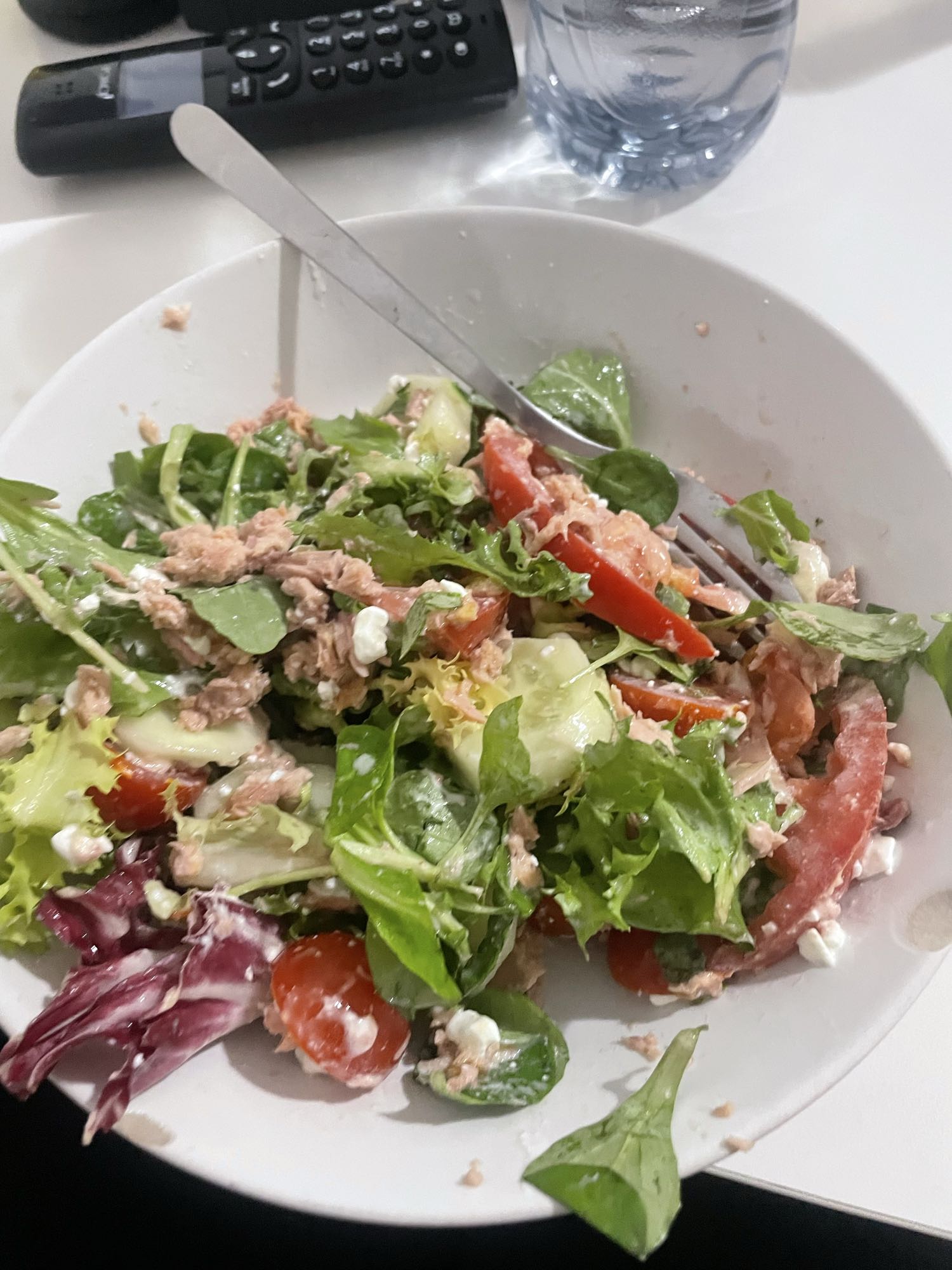 ensalada de atún fresca