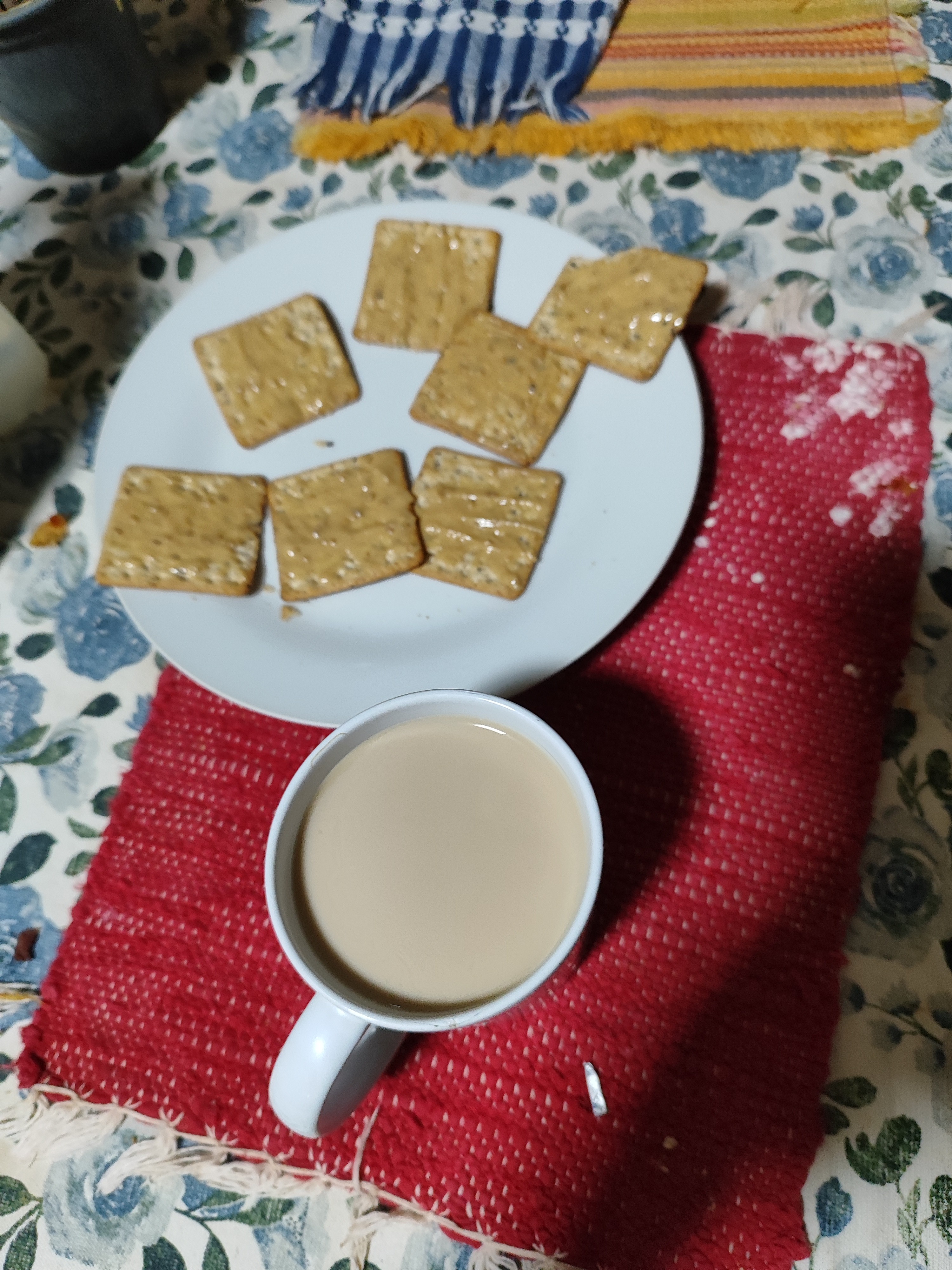 Galletas con café con leche