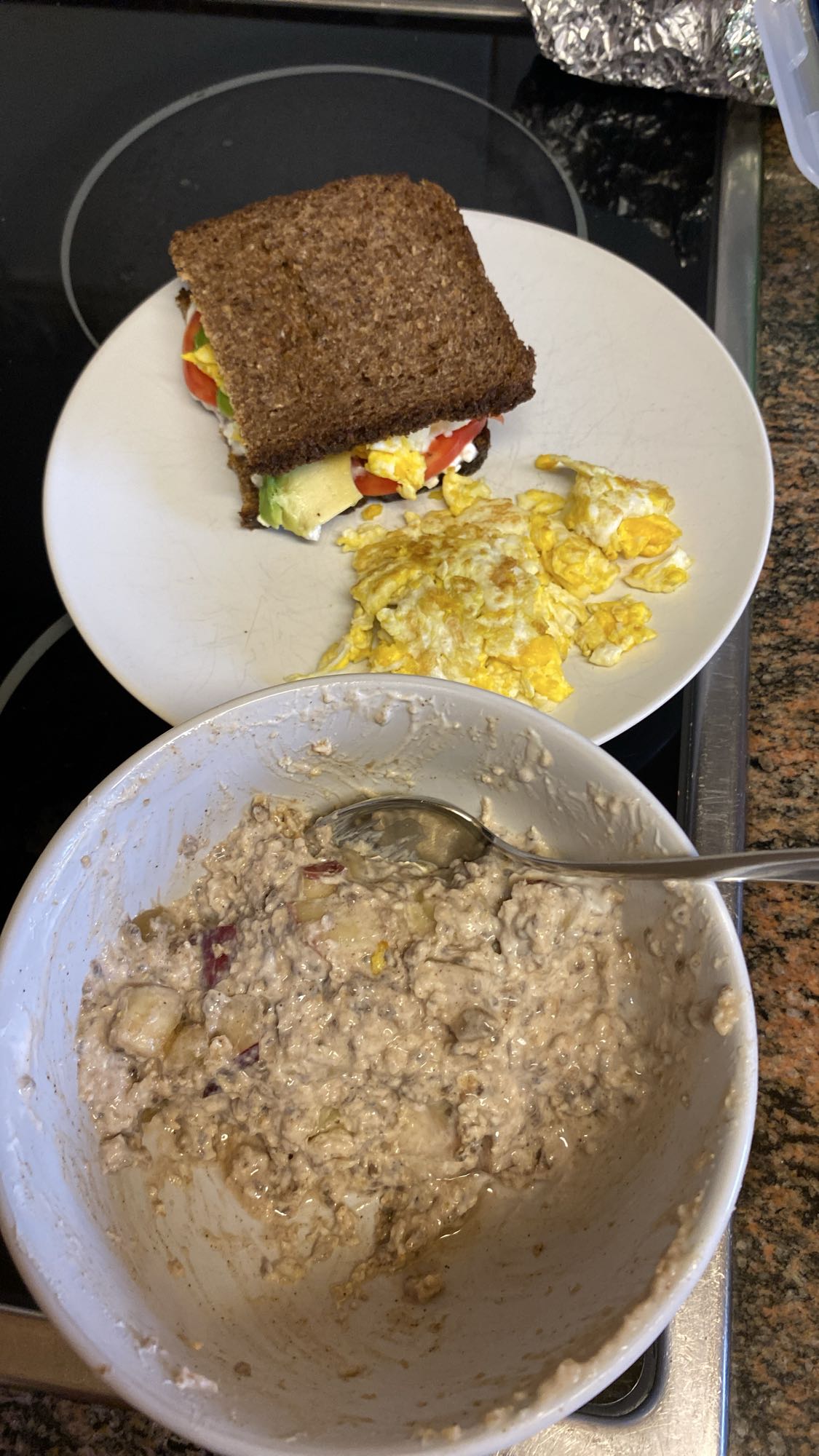 Desayuno mixto saludable ajustado