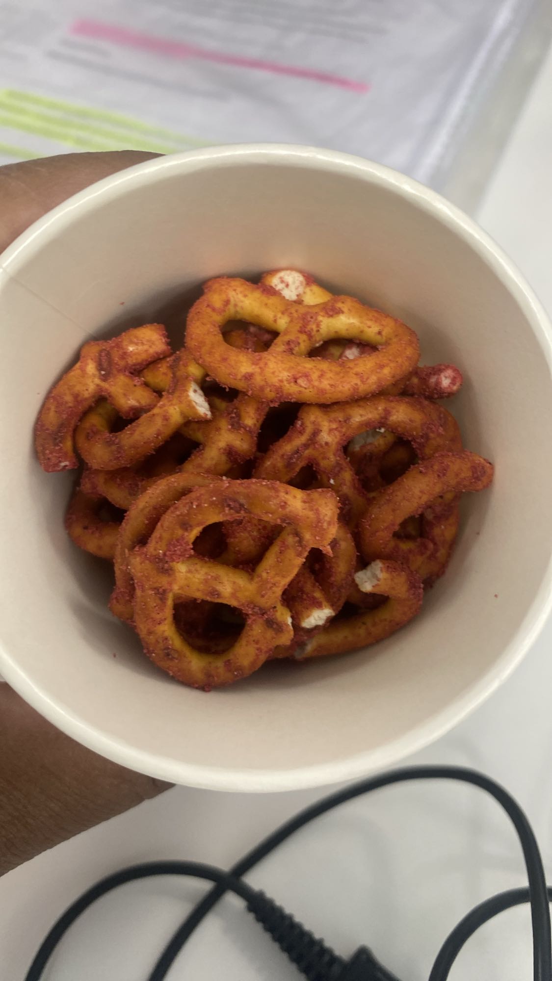 Spicy Pretzel Snack