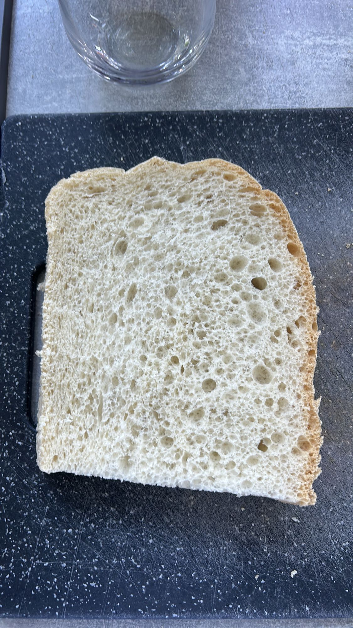 White bread slice