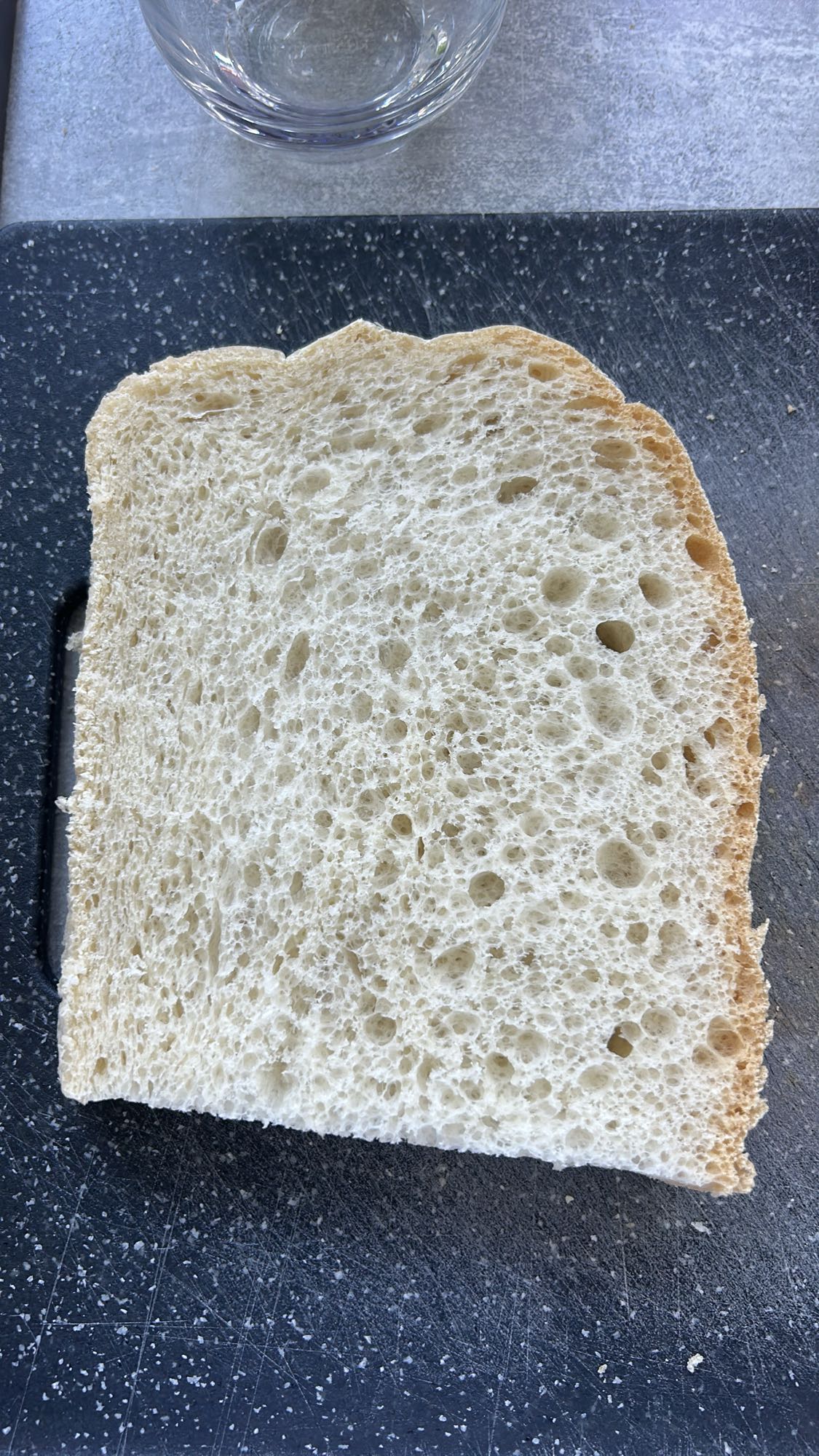 White bread slice