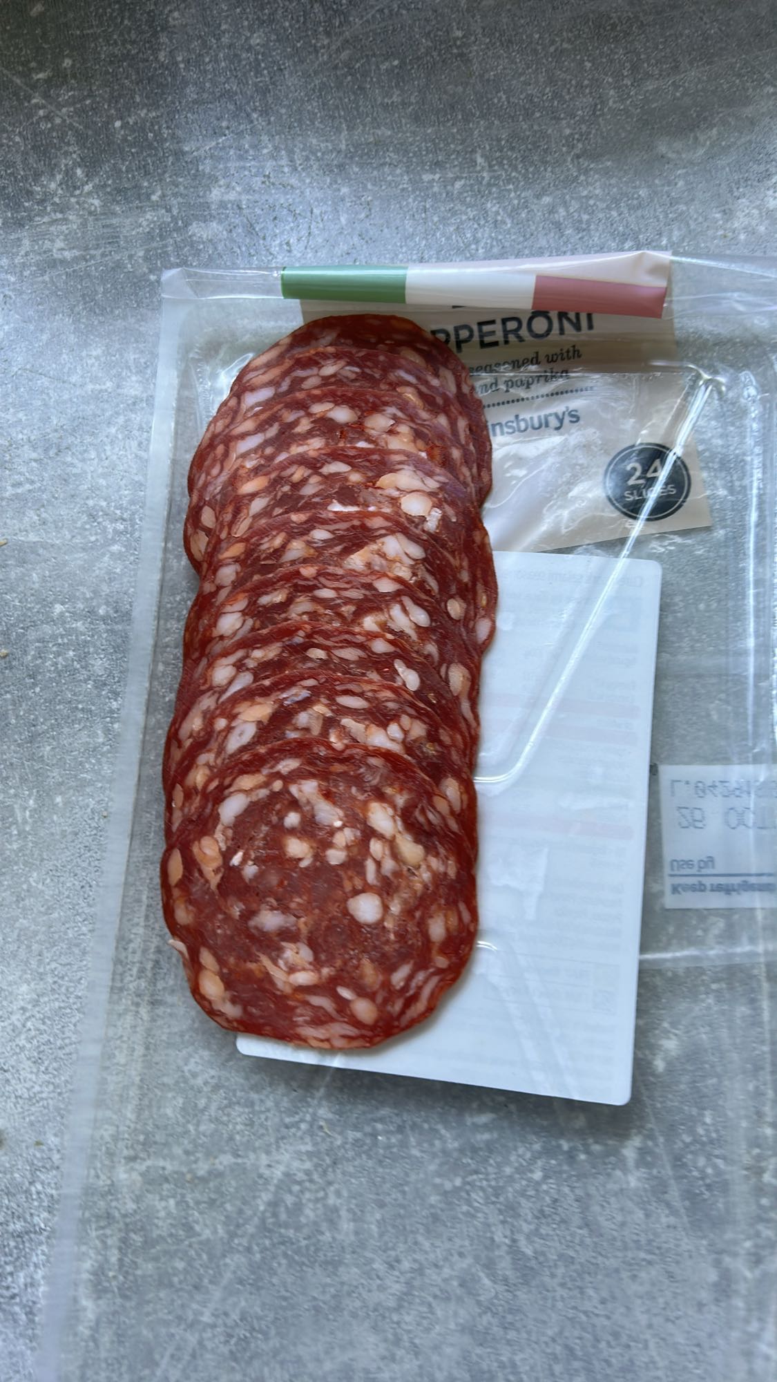Sliced Pepperoni