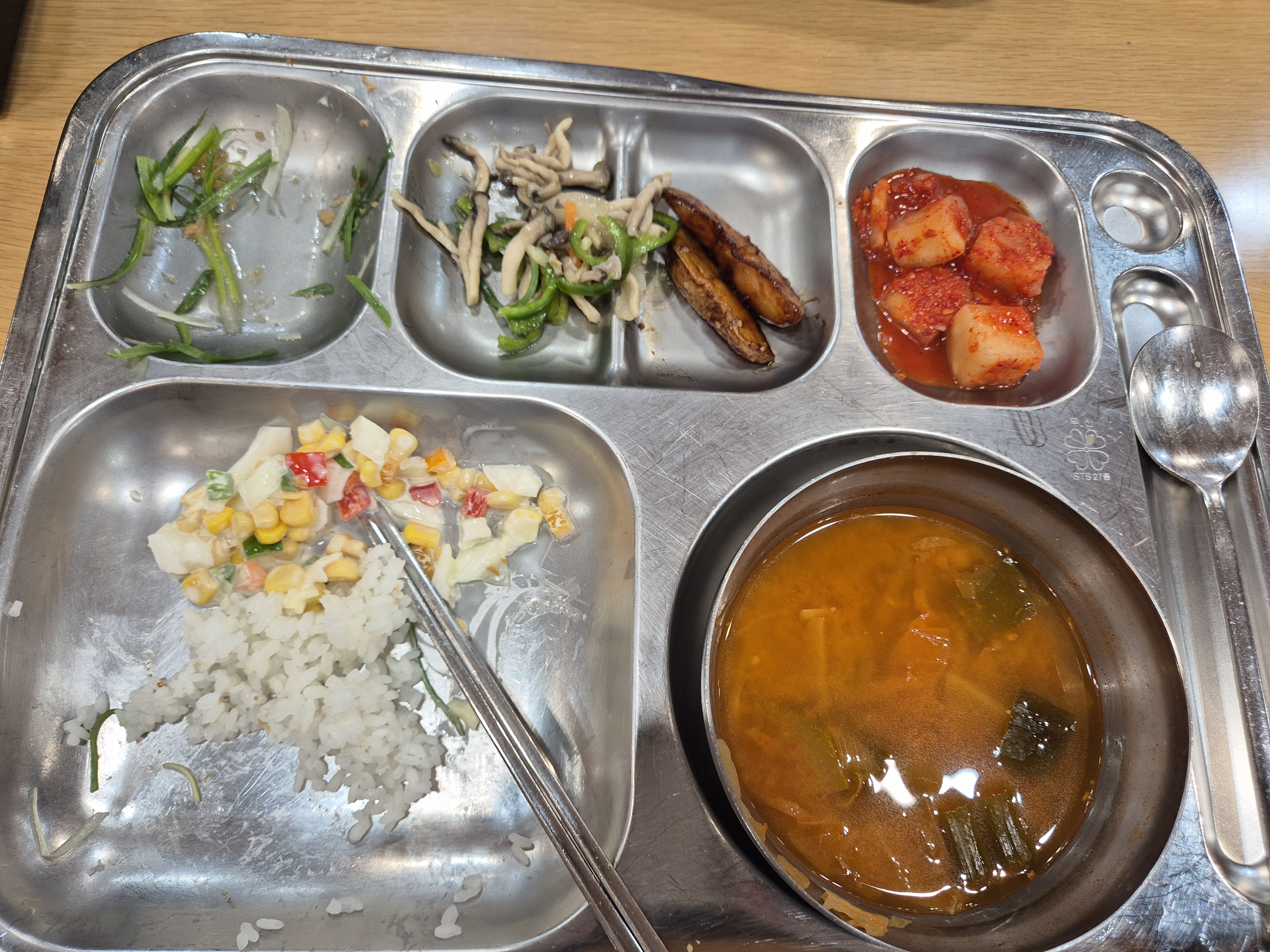 Korean lunch tray