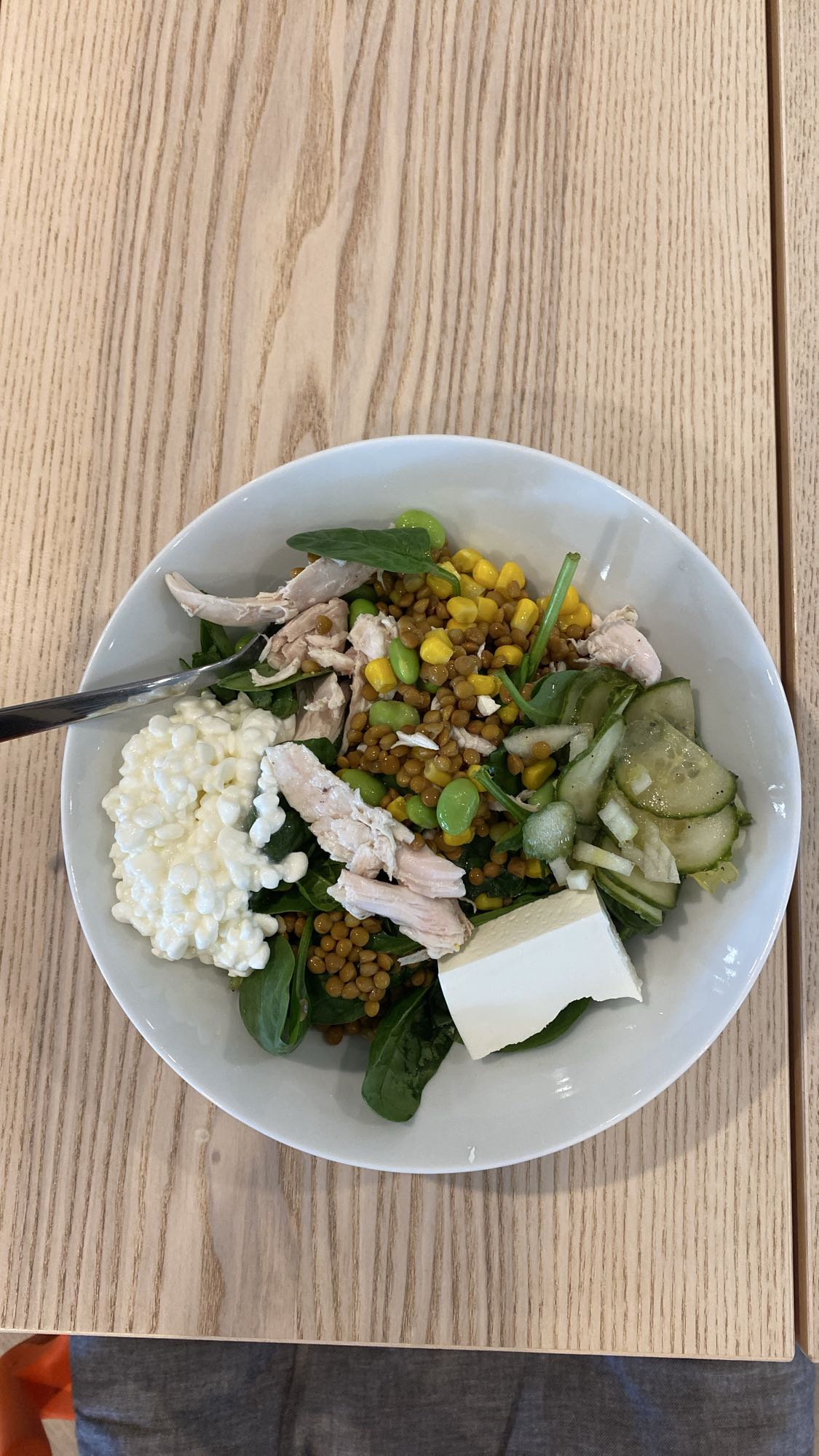 Kycklingsallad med ost