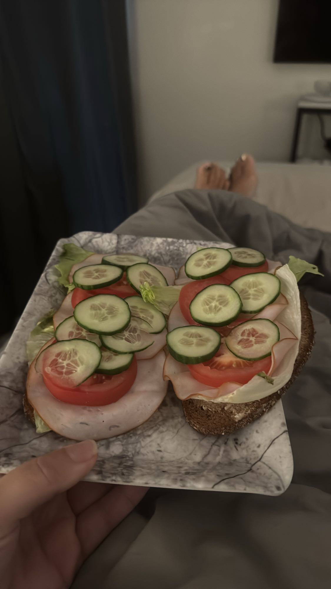 Smörgås med kalkon