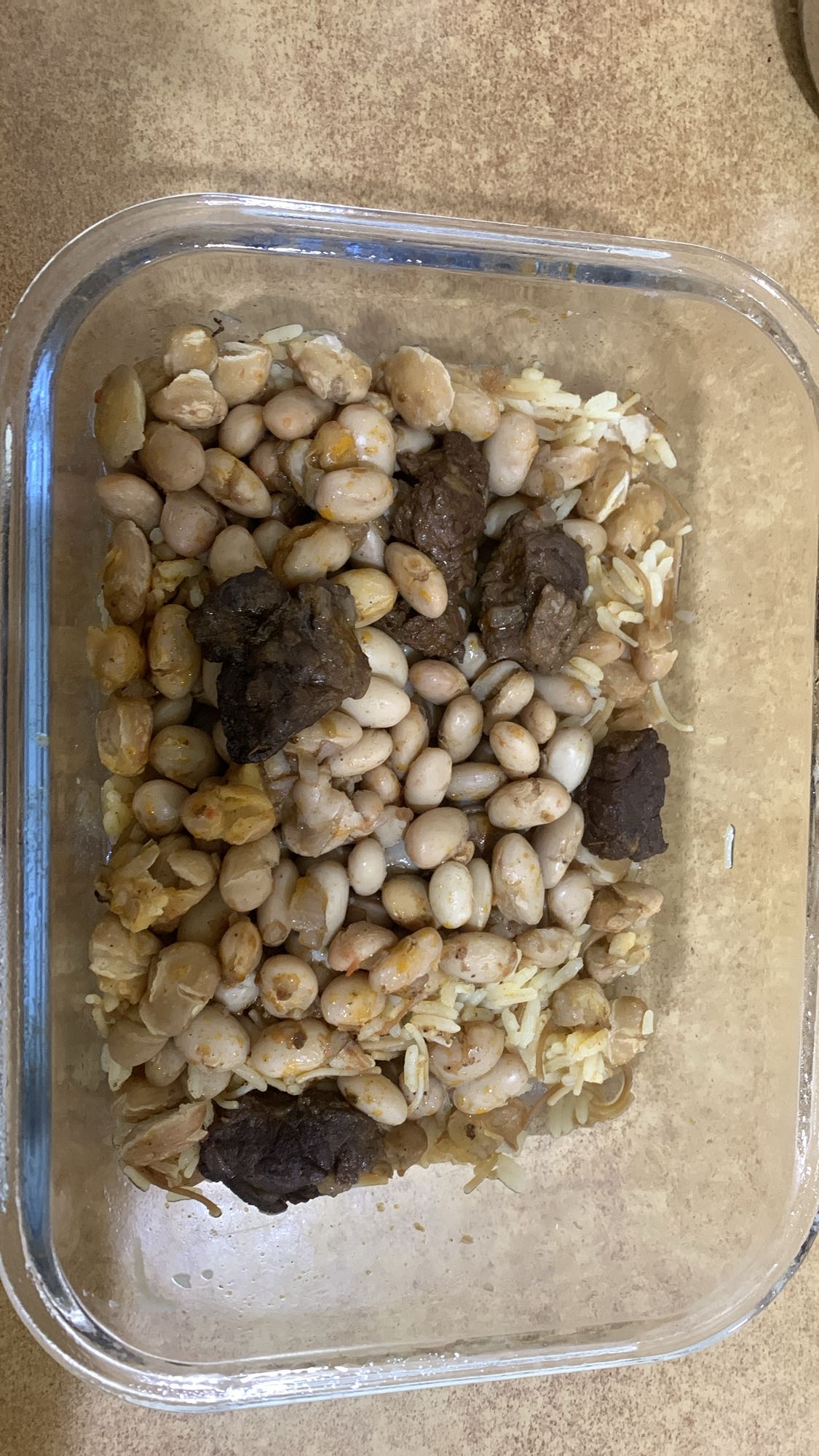 Beans Rice Beef Bowl