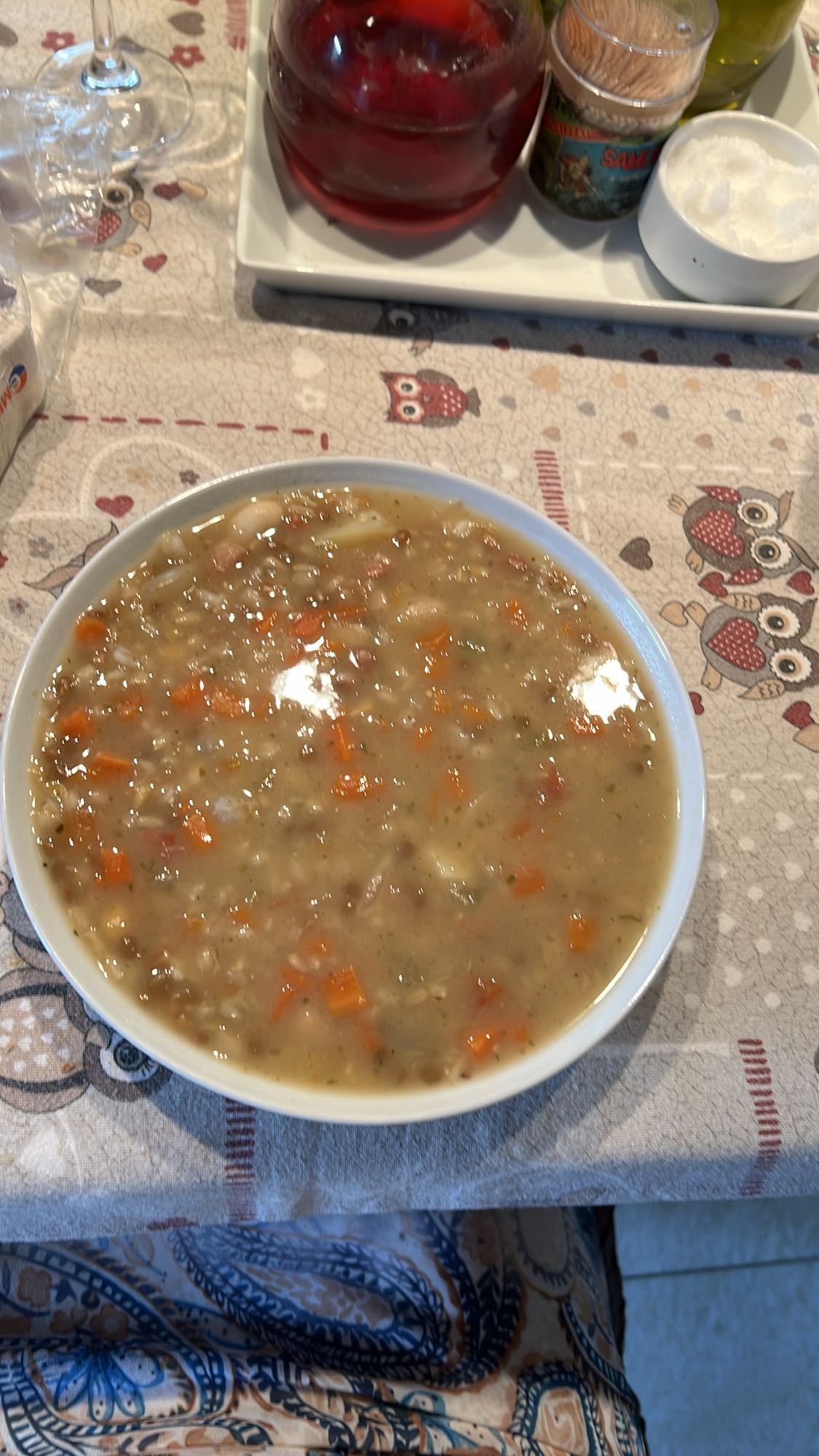 Supă de linte cu legume