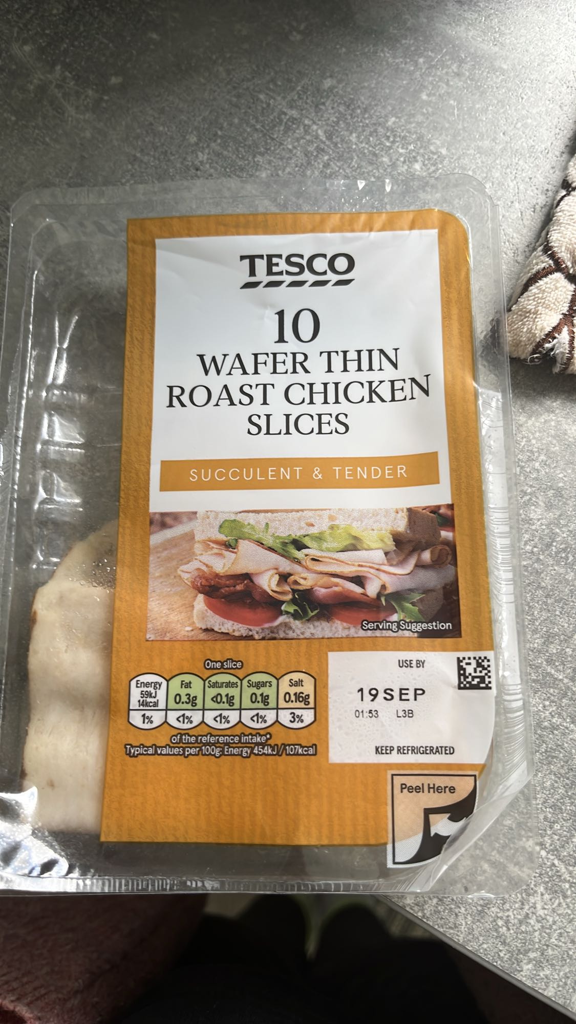 Wafer Thin Chicken Slices