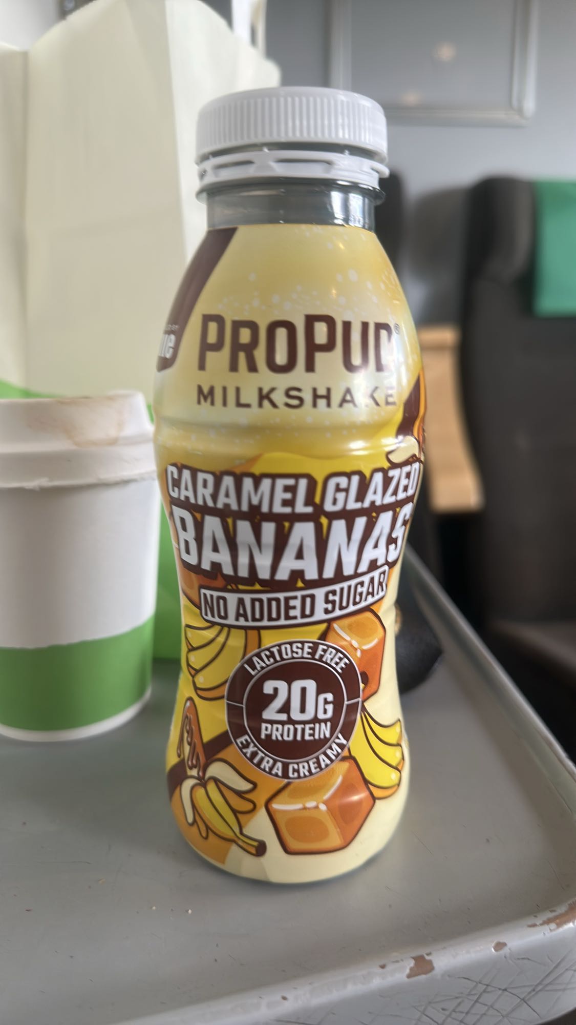 Karamellbanan-milkshake