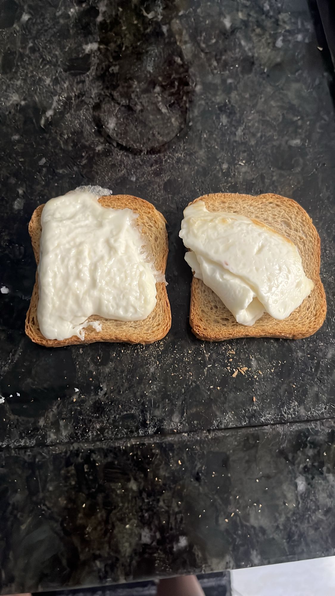 Pão com clara de ovo