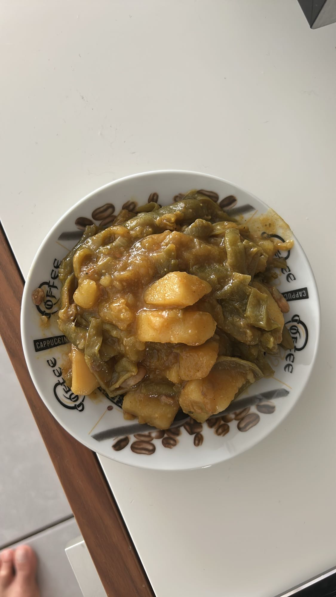 Patatesli taze fasulye