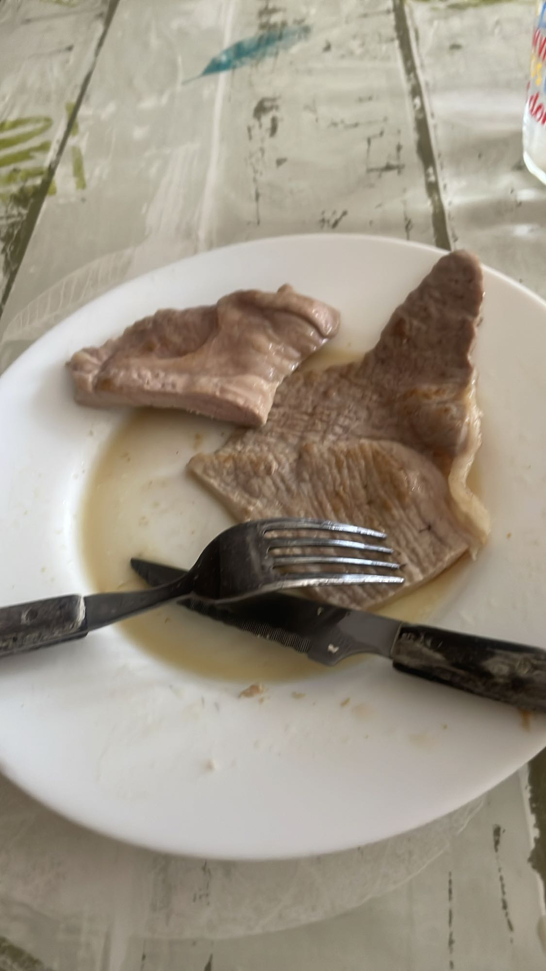 filete de carne cocida