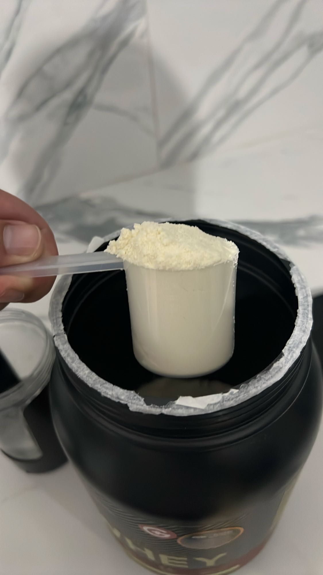 մեկ չափաբաժին շիճուկի պրոտեին