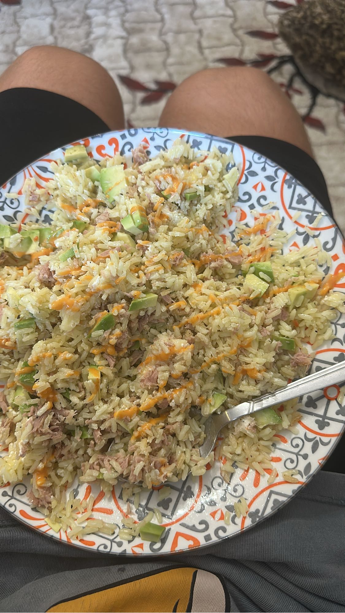 Tuna Avocado Rice Salad