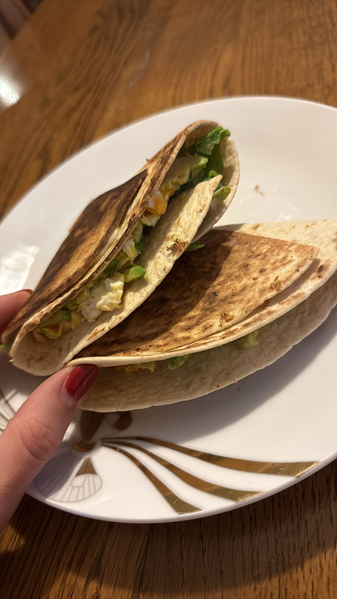 Egg and Veggie Quesadillas