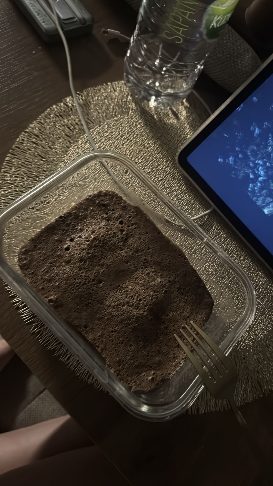 шоколадный кекс в микроволновке