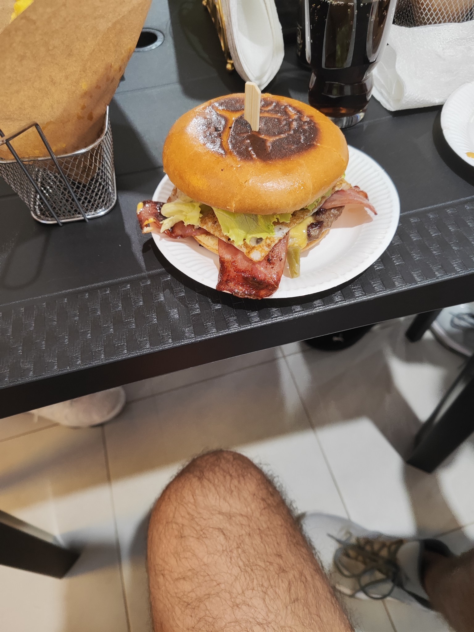 Bacon Cheeseburger & Fries