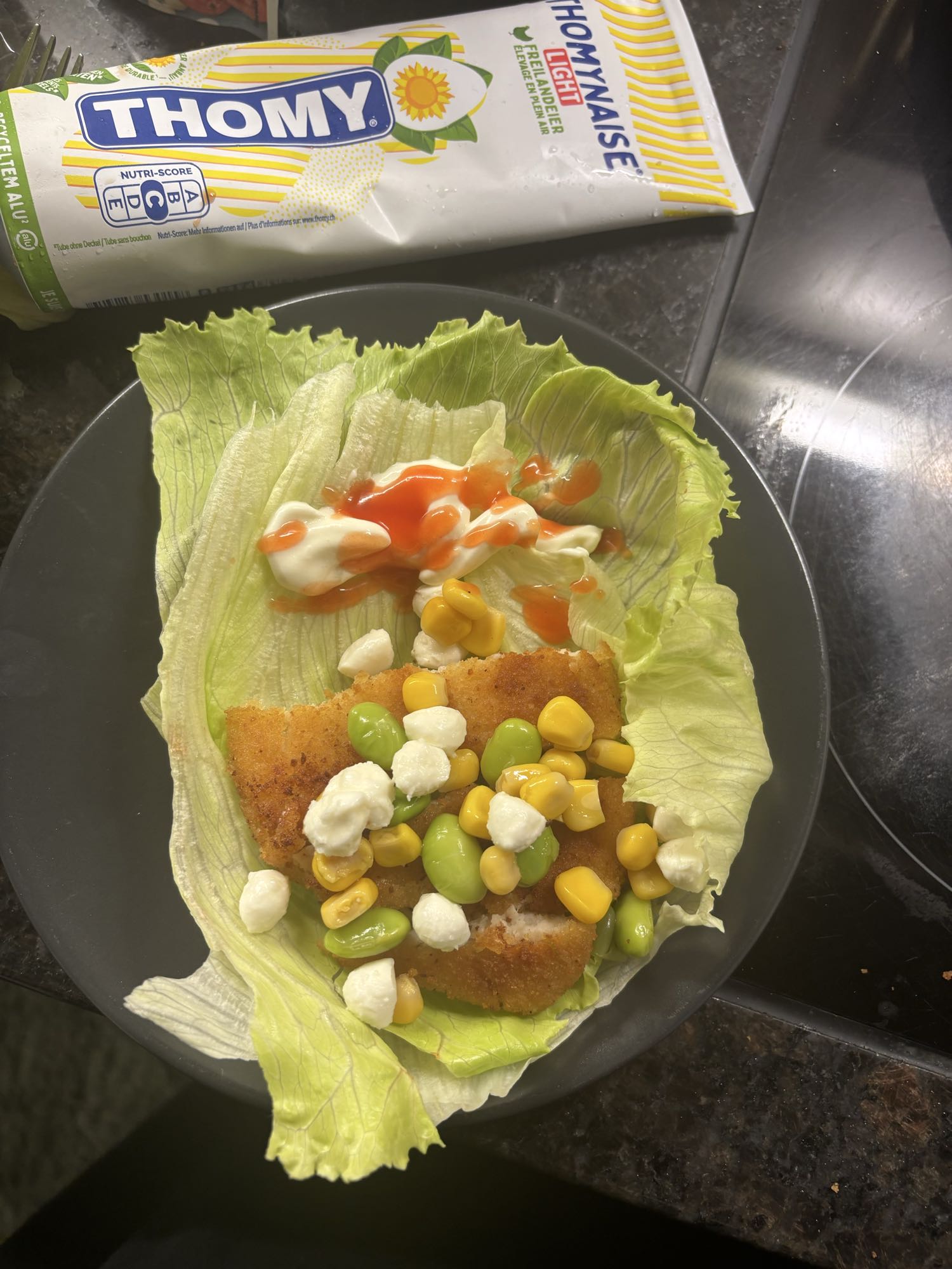 Lettuce Chicken Wrap