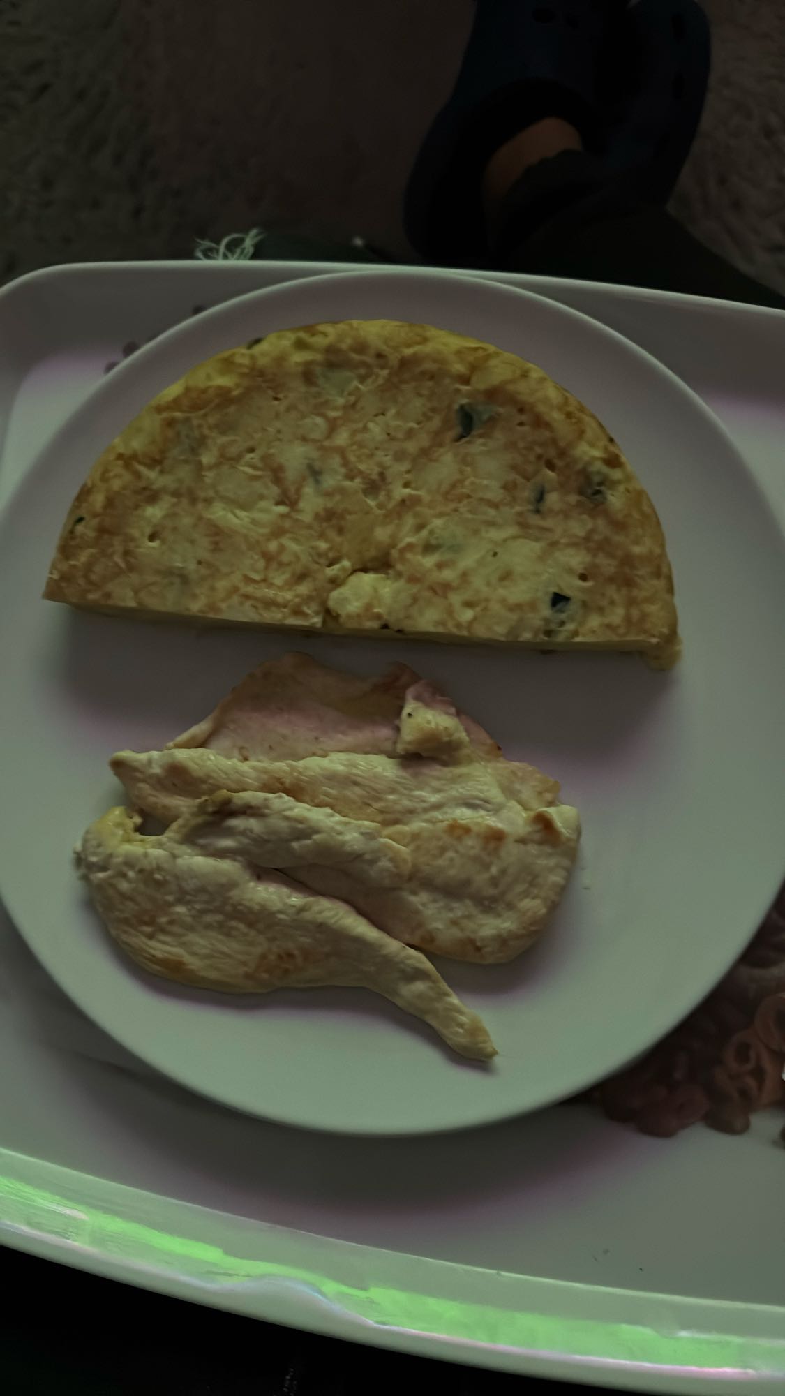 Tortilla y pechuga