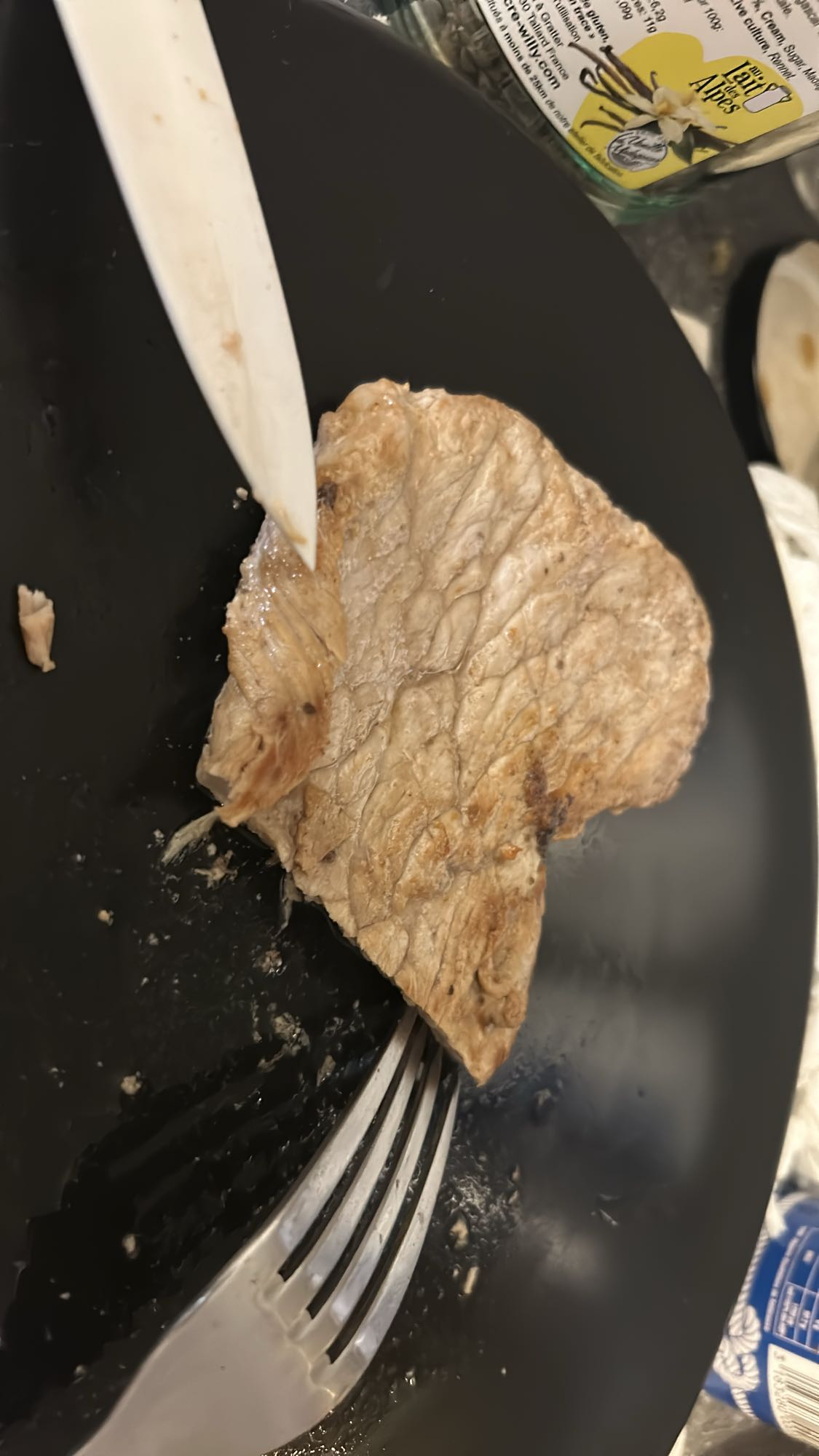 Morceau d'escalope de veau