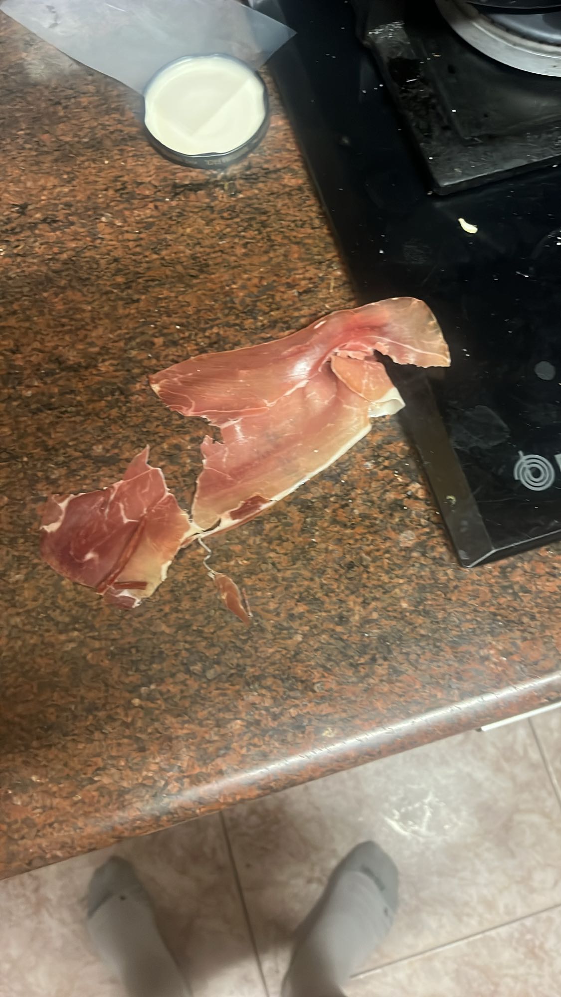lonchas de jamón curado