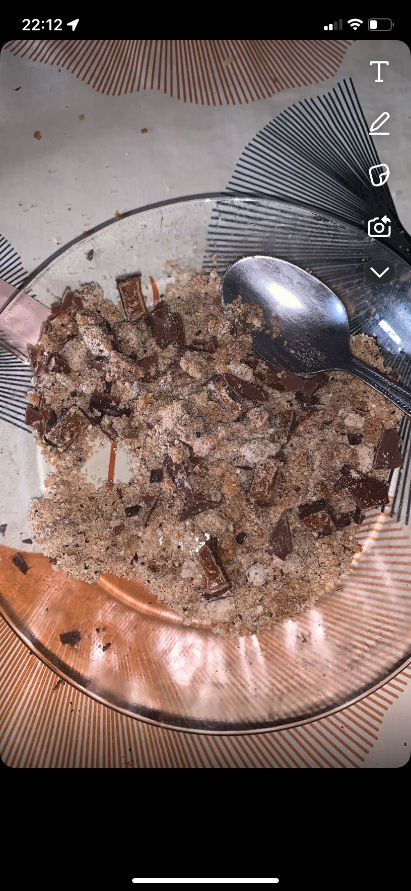 mélange choco-biscuit