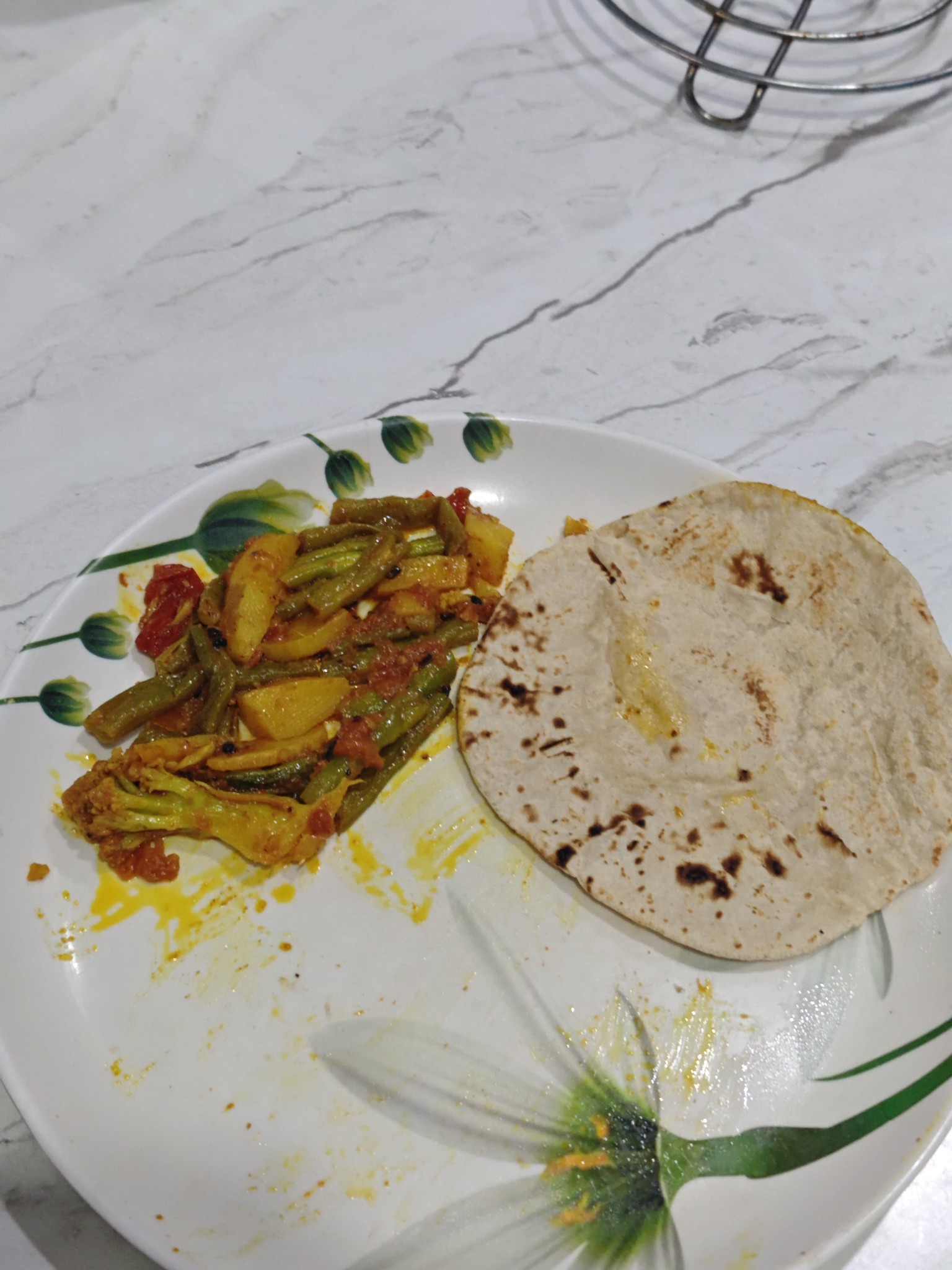Mixed Veg with Roti