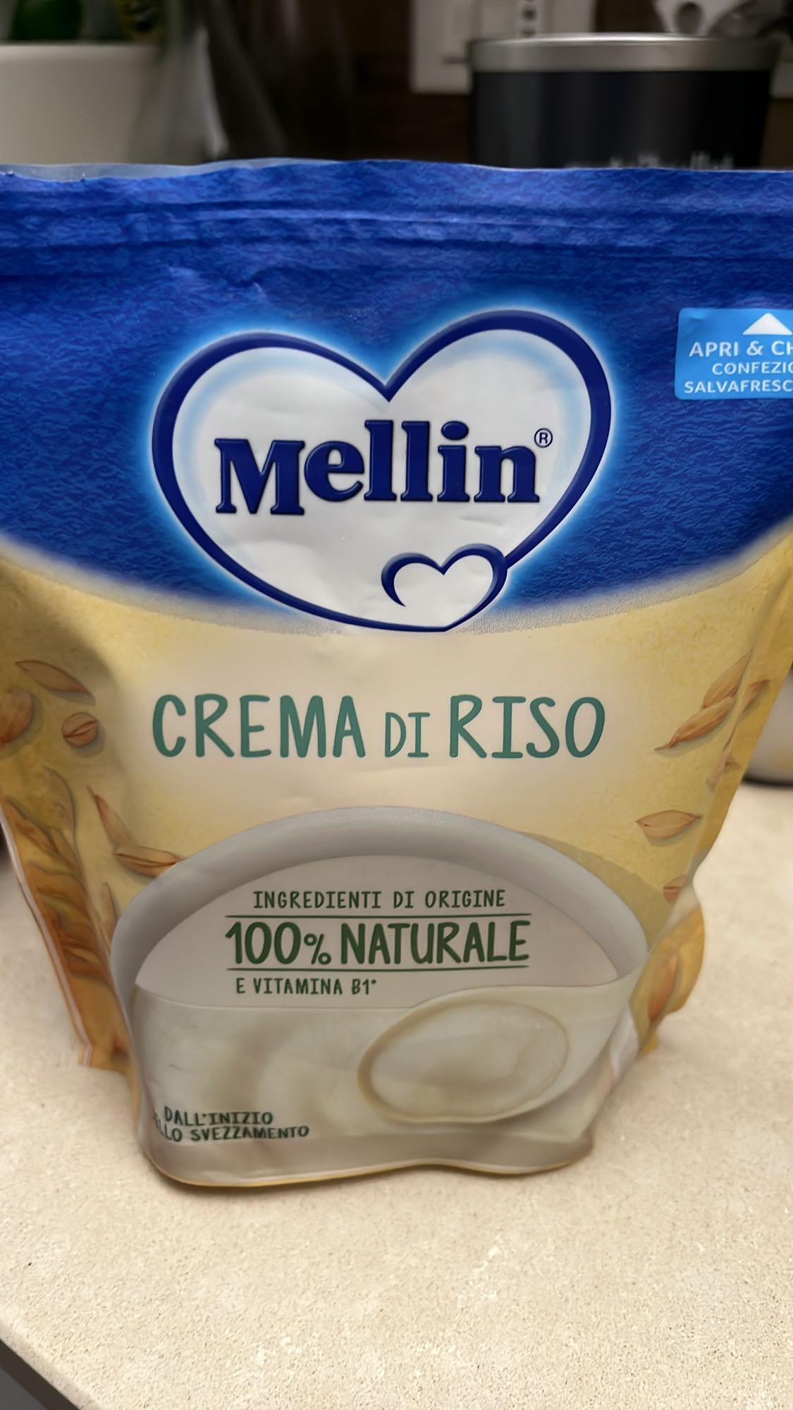 Crema di riso Mellin
