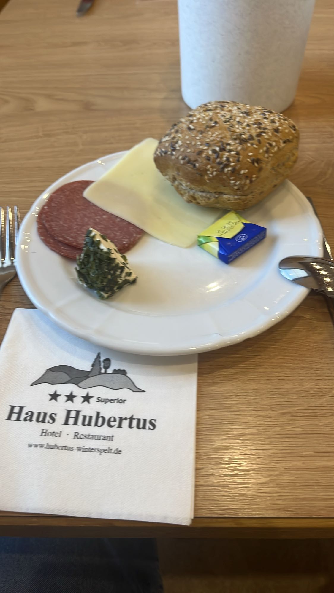 Deutsches Frühstück Teller