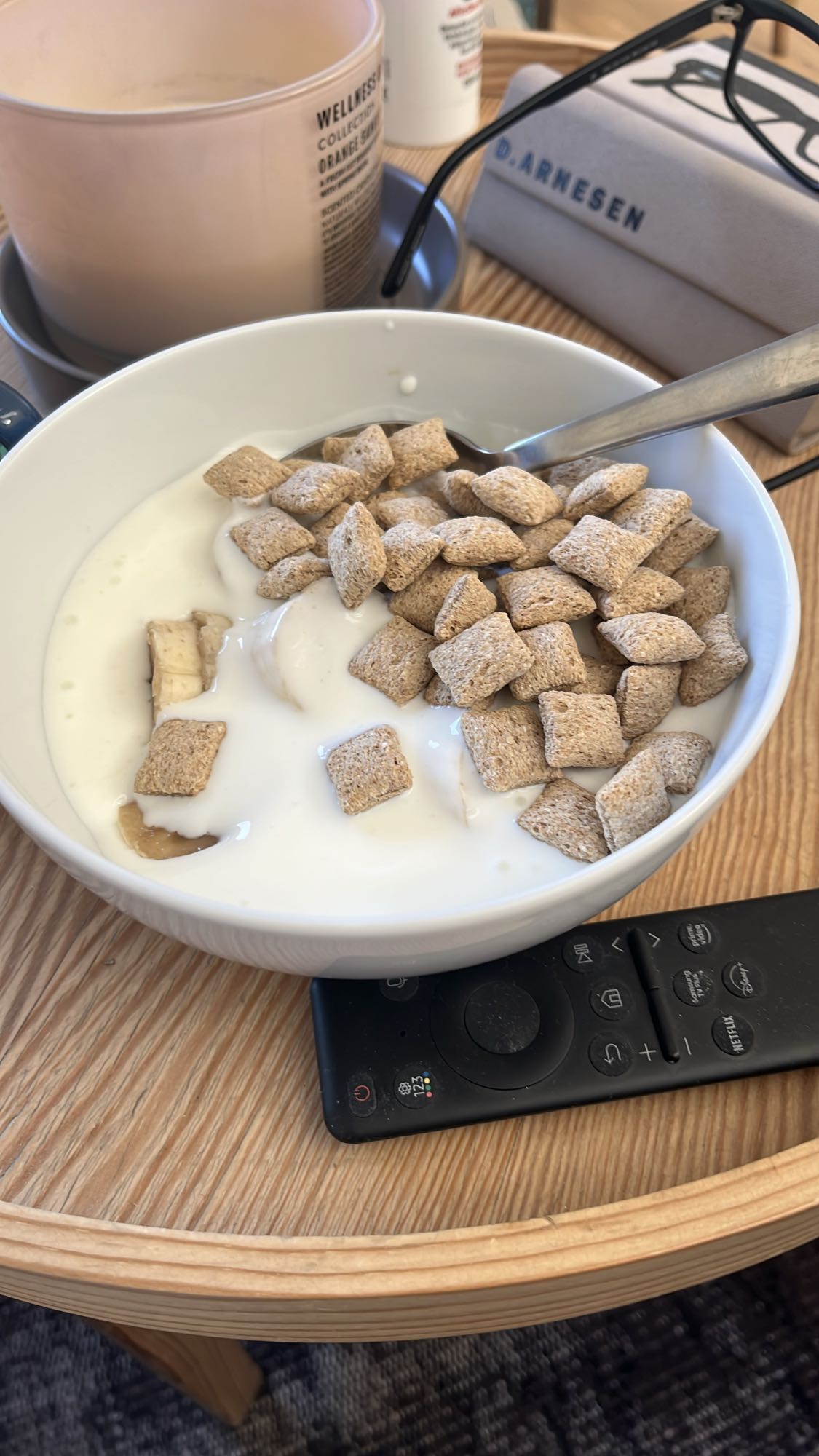 Yoghurt med banan & flingor