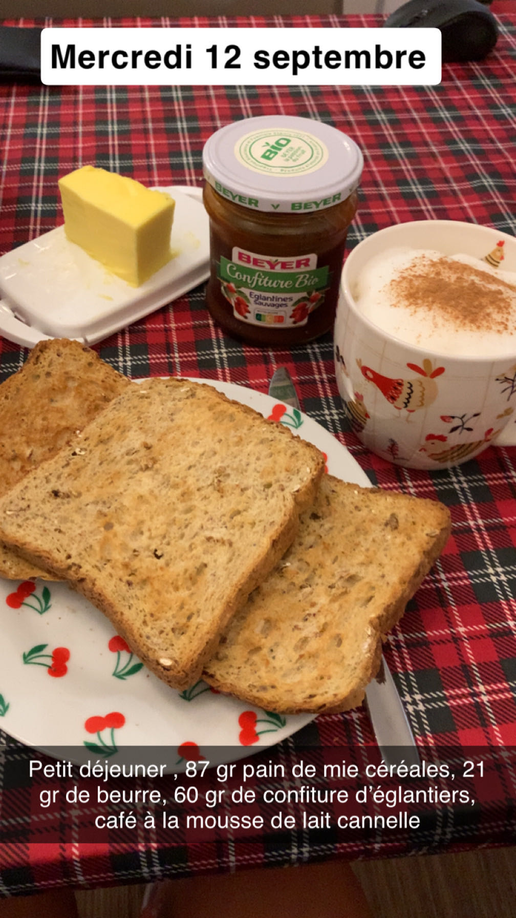 Petit déjeuner céréales
