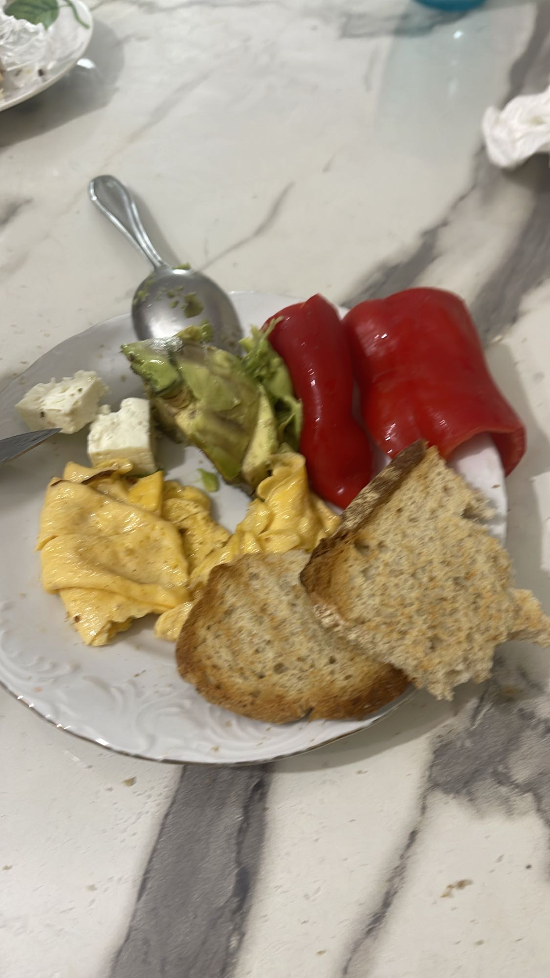 Eggs, Toast & Veggies