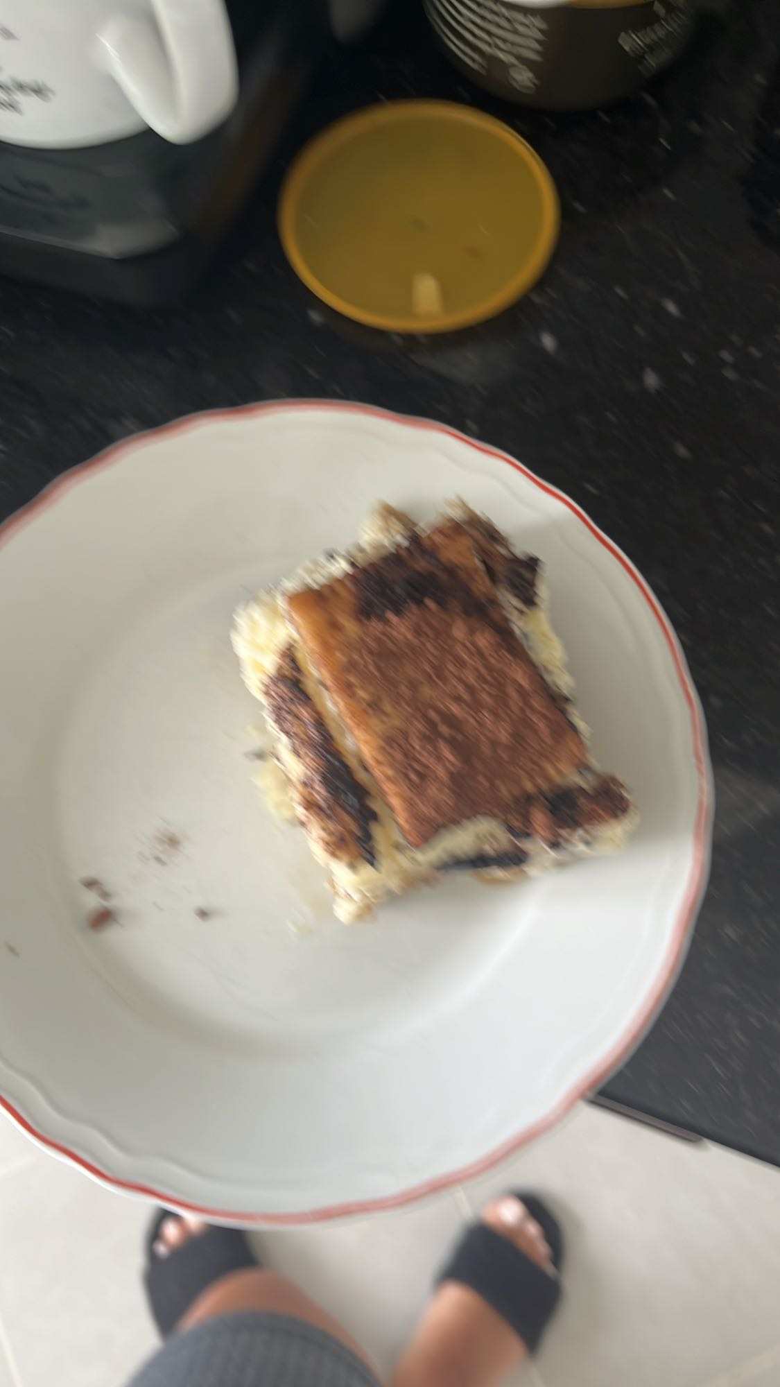 Porție mică de tiramisu