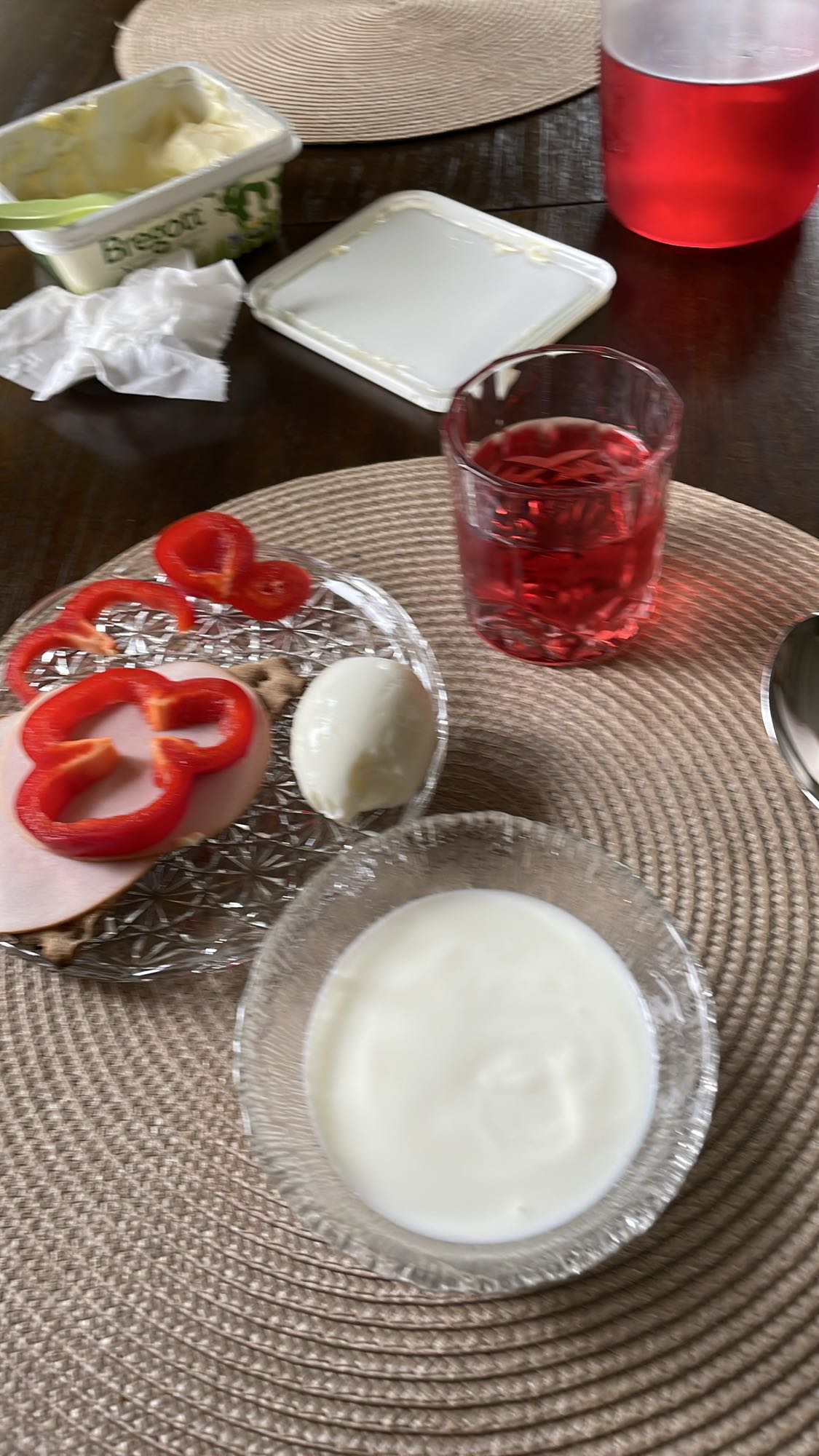 Frukost med knäckebröd