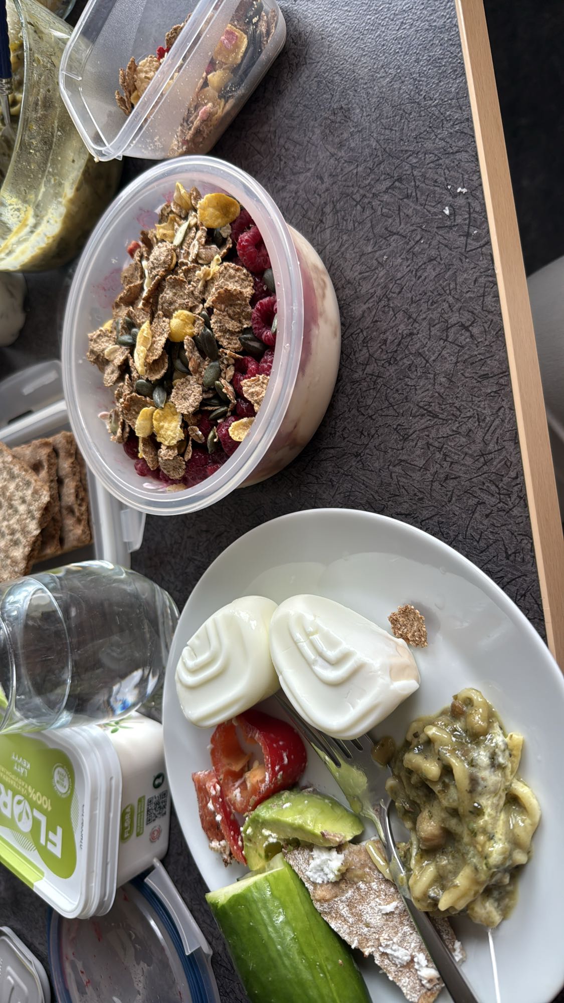 Frukost med ägg & yoghurt