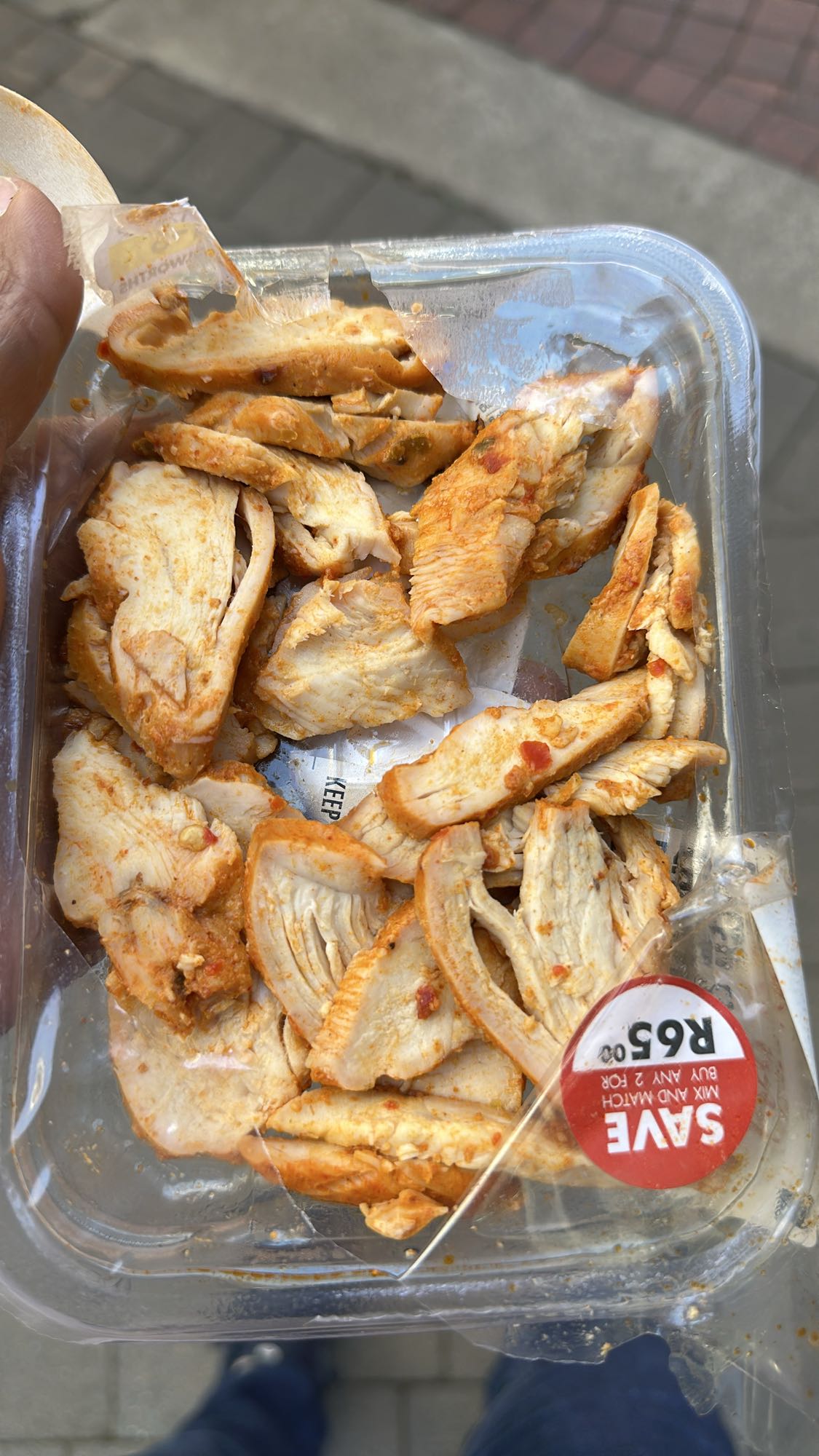 Grilled Chicken Breast Slices