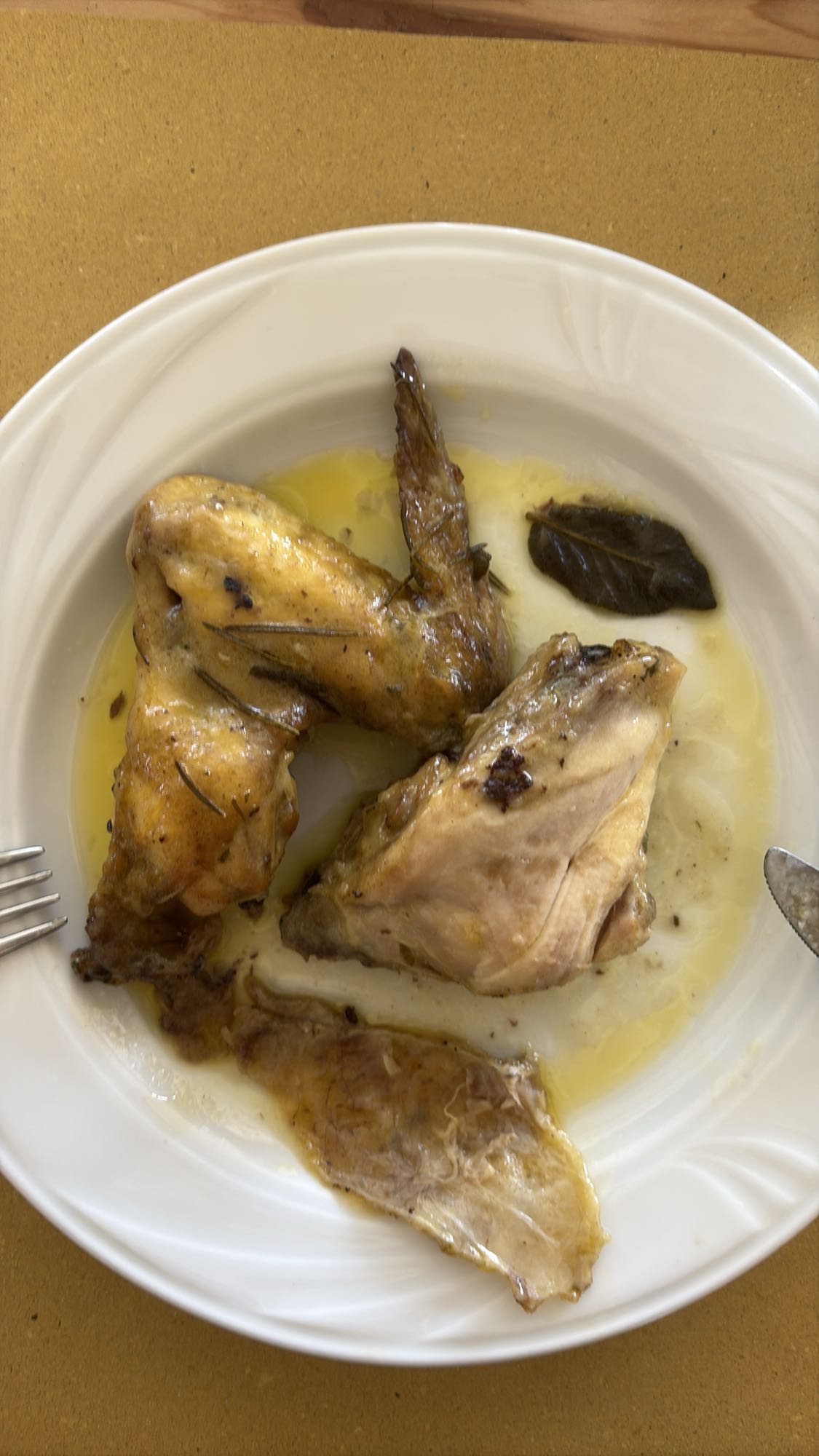 Roast chicken with herbs