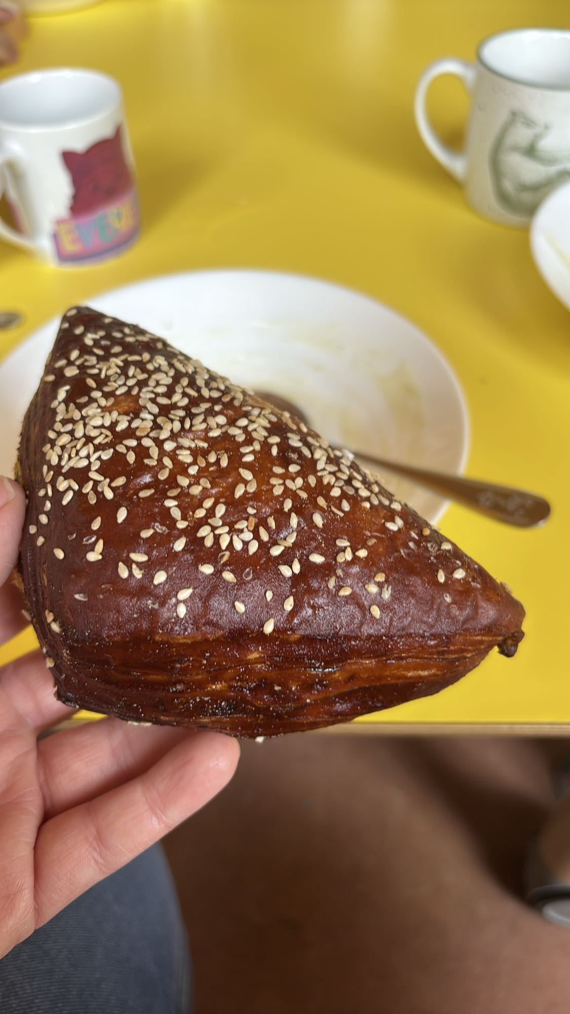 Sesamblätterteig Gebäck