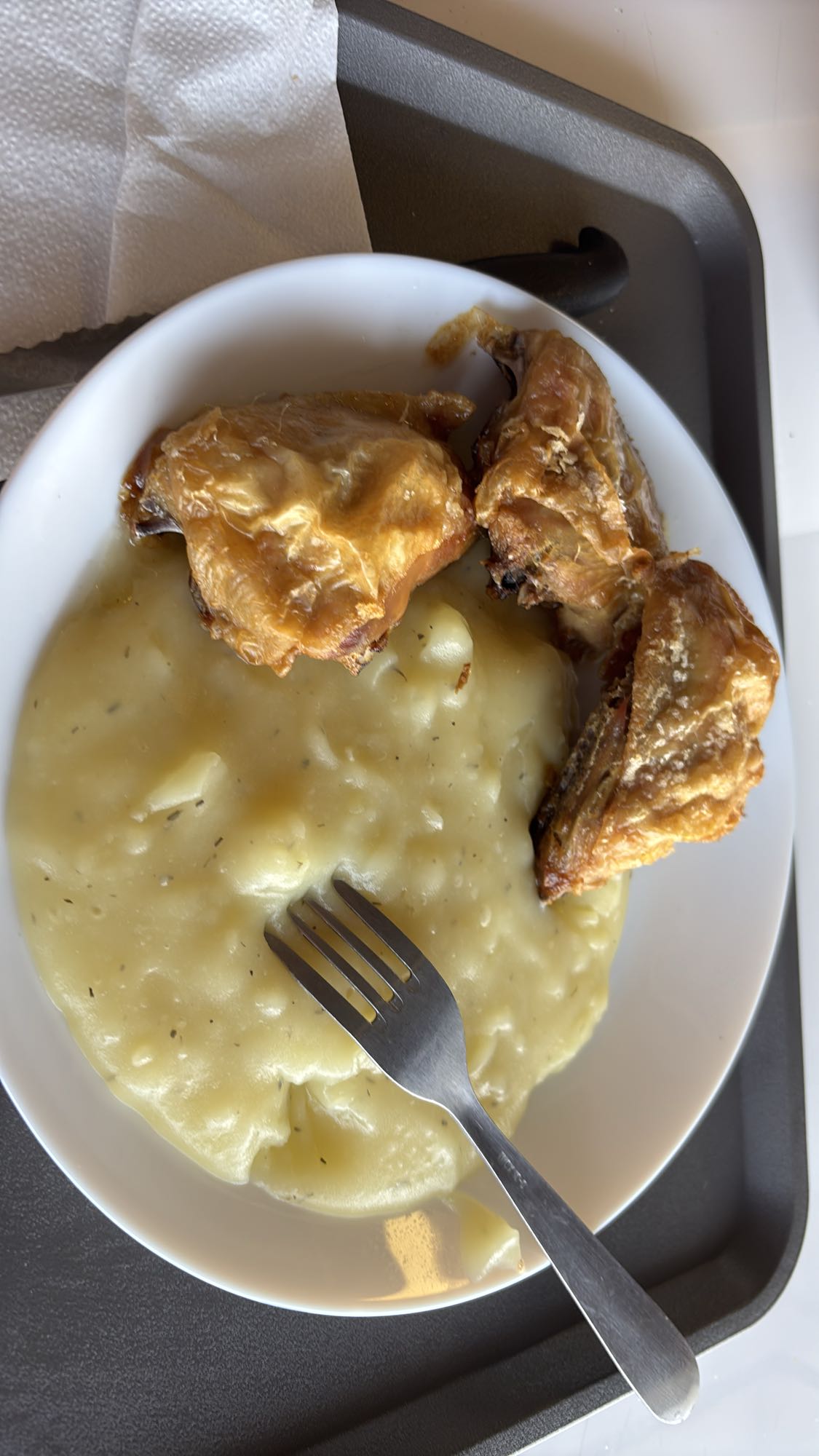 Poulet rôti et purée