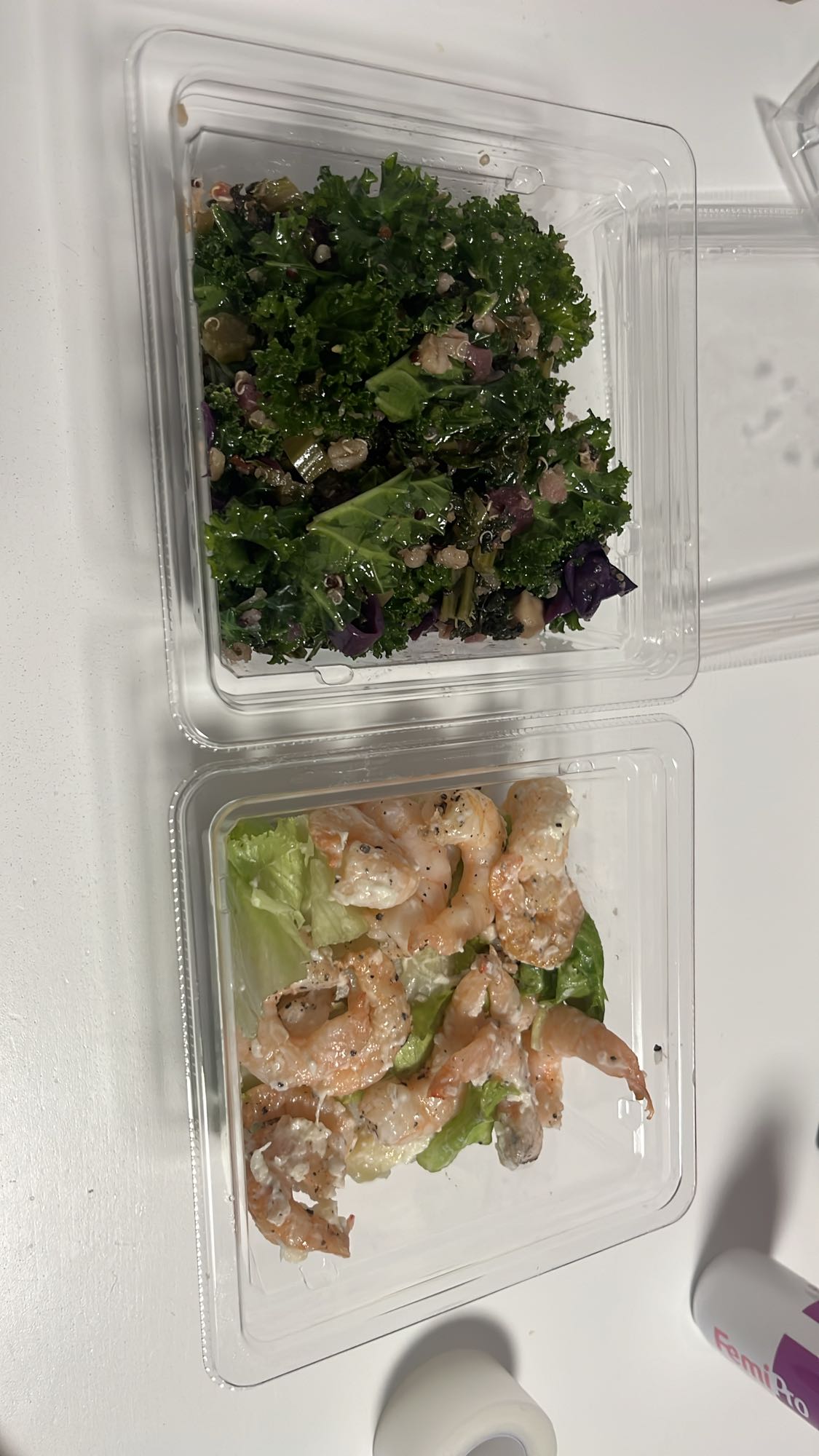Shrimp Salad with Kale