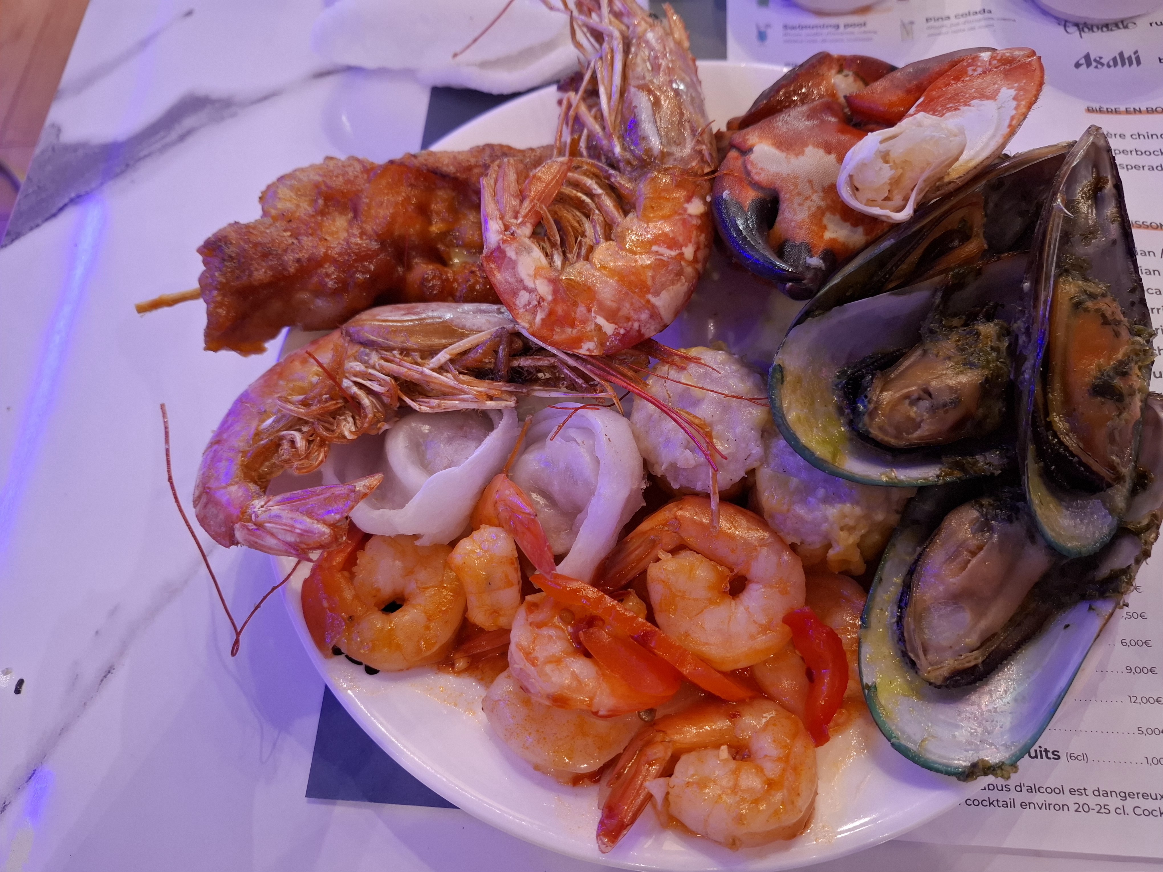 Assiette fruits de mer