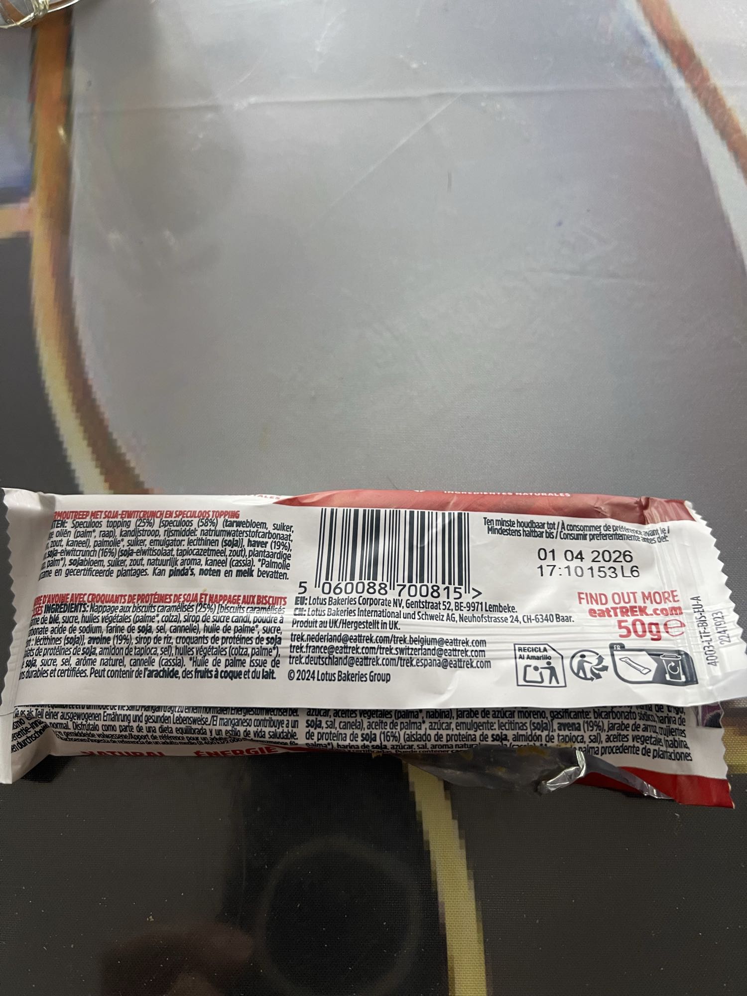 Barre protéinée spéculoos