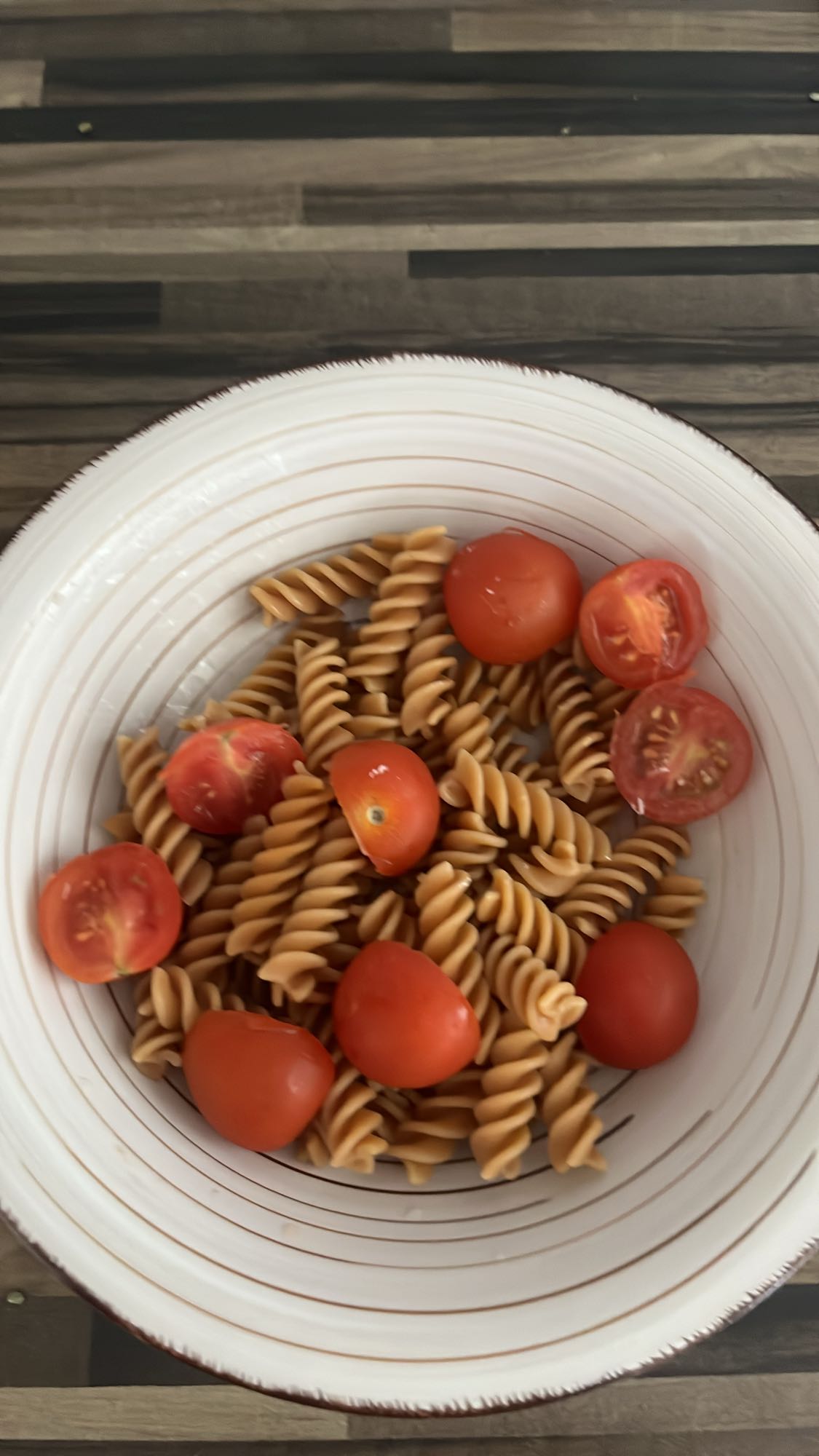 pasta con tomates cherry