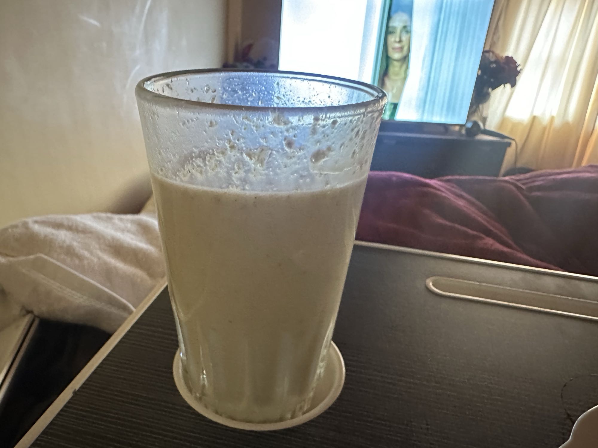 batido de plátano y leche