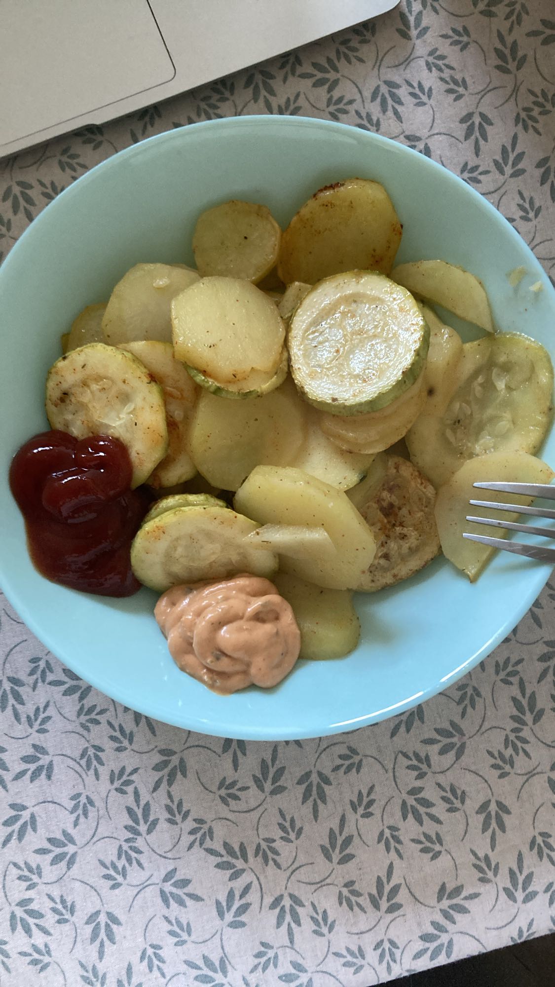 Potato Zucchini Bowl