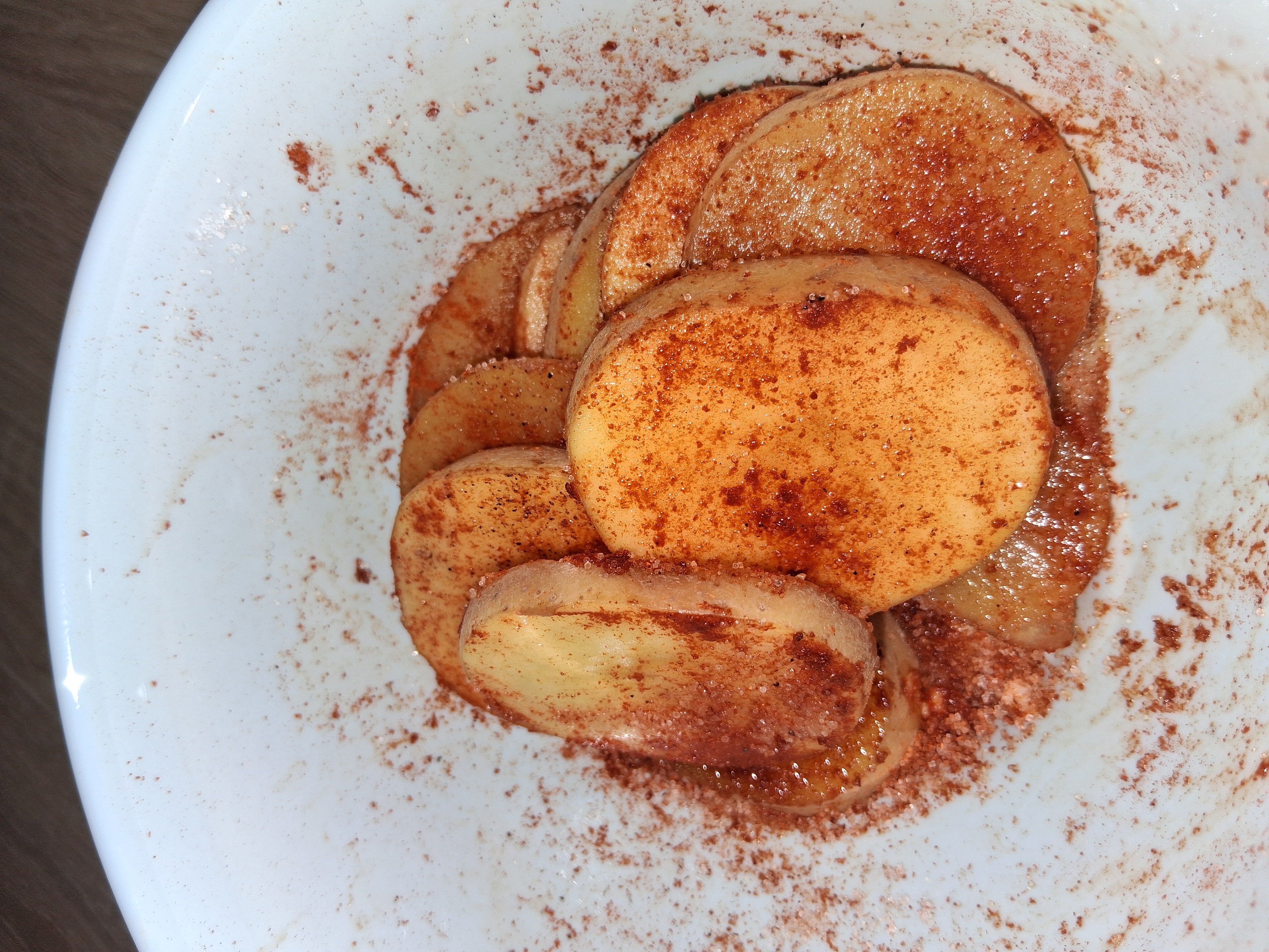 Kruidige aardappelplakjes